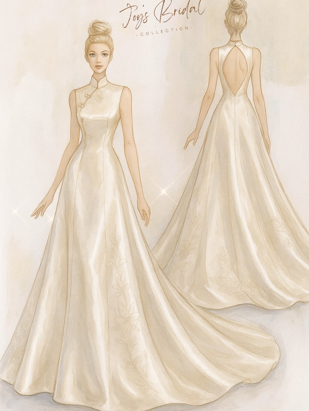 🤍🤍🤍
「Custom made showcase」
She envisioned a modern Chinese dress
for her wedding banquet back home.
We began with a silhouette —
refining proportion, structure, and restraint.
Inspired by the qipao.
An open back — subtle, deliberate.
Rooted in the Mamian skirt.
Reimagined into a clean A-line form.
A hidden pocket, quietly integrated.
Function, without compromise.
Where tradition meets modernity,
a dress becomes intention made visible.
—————————————————-
她希望有一件新中式禮服,
為回國的婚宴而準備。
我們從一個畫面開始,
將想像落實為輪廓與比例。
旗袍為靈感。
背部鏤空,收斂而克制的性感。
馬面裙為結構。
重塑為俐落 A-line,線條乾淨,步伐從容。
隱藏口袋,被安靜地保留下來。
實用,不必張揚。
傳統與當代之間,
找到屬於她的平衡。
——
#joybridal #weddingdress #chineseweddingdress #melbournebridalshop