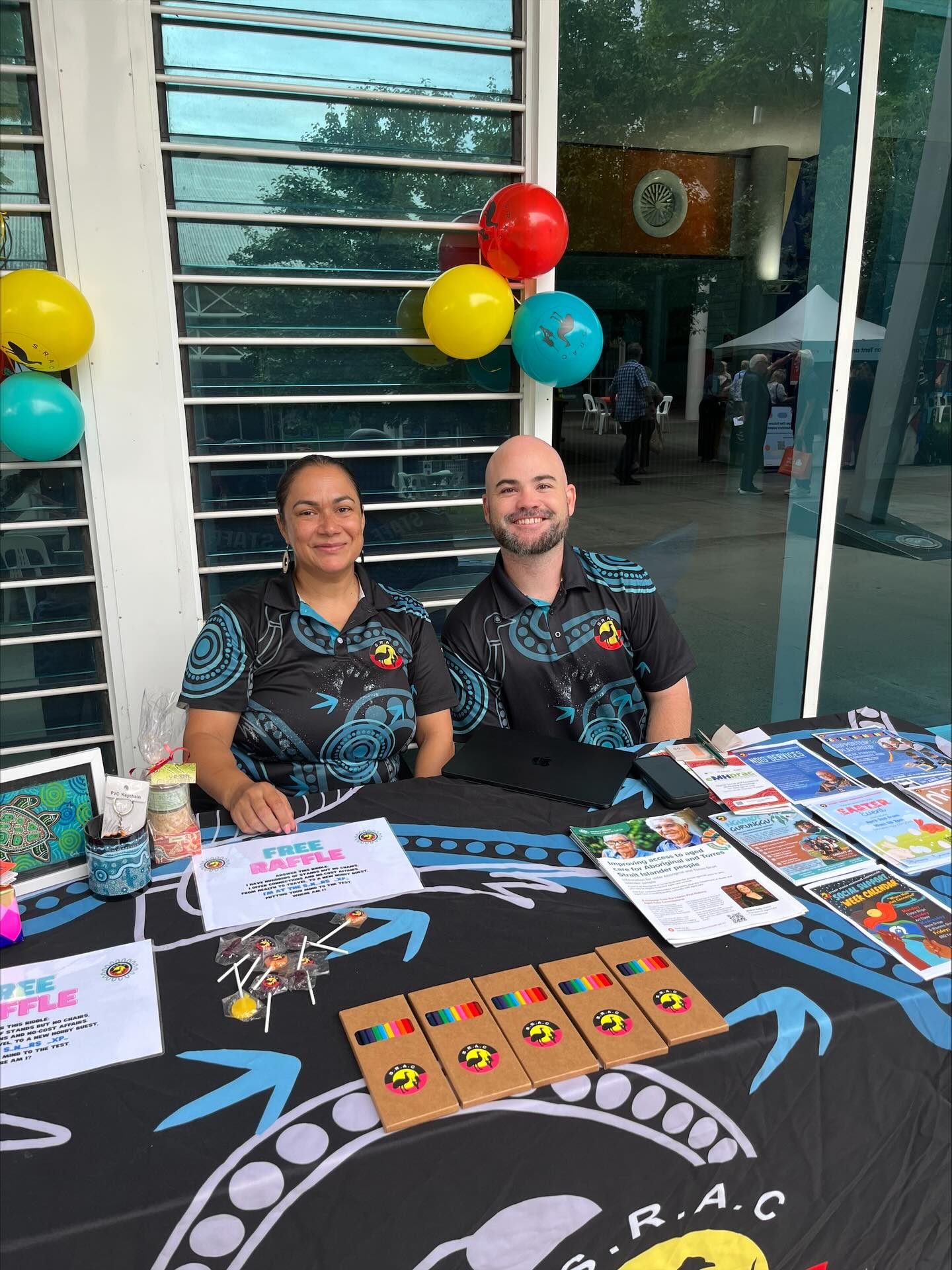 At Joan Sutherland centre today
We also have a raffle which we will be giving away at the end of the day. Come down and have a yarn. Happy seniors week!!