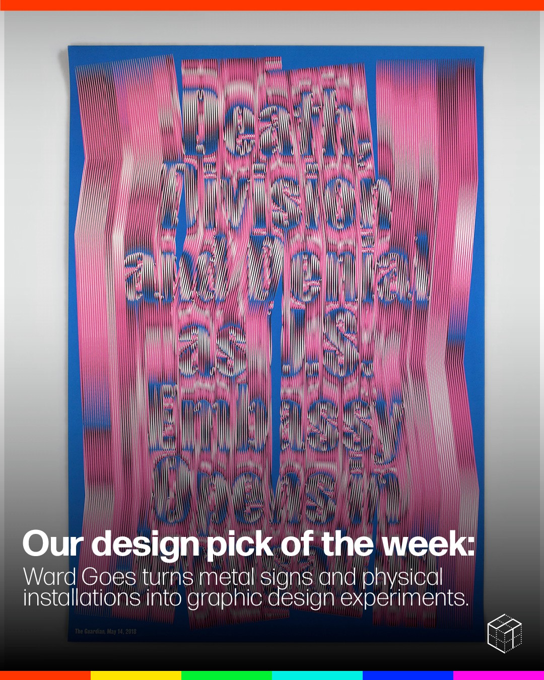 Our Design Pick of the Week: Ward Goes’s tactile typography experiments 💡
#WardGoes #GraphicDesign #Typography #DesignInnovation