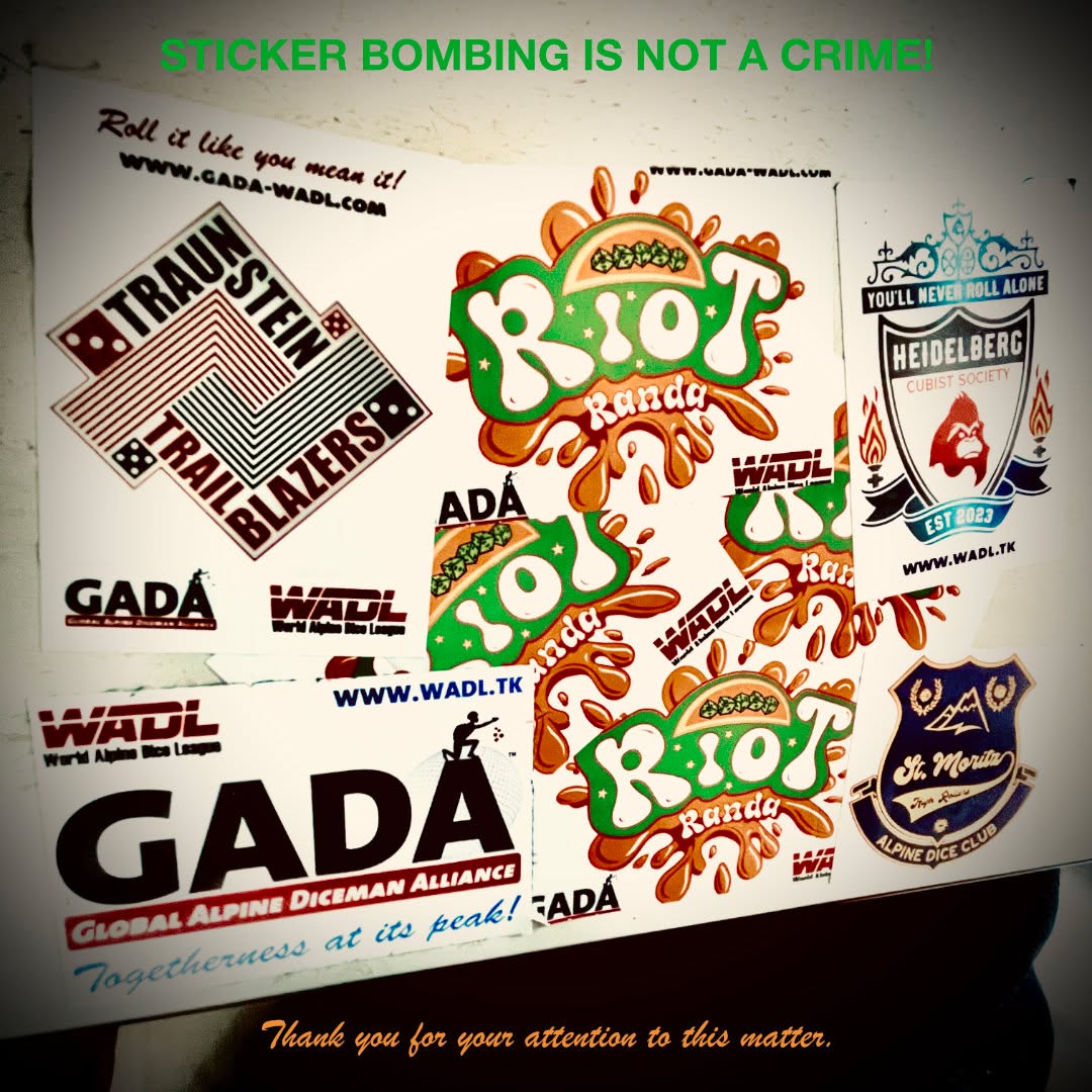 ⚡️Stickerbombing is not a crime!⚡️
We brought the stickers.
You bring the judgment.
Choose wisely.
Stay out of trouble.
Don’t be "that" person.
Stickerbomb responsibly!
@dbburkeman @heidelberg_cubist_society #stickeraddict #stuckuppieceofcrap #stickerbombing #stickerbomb