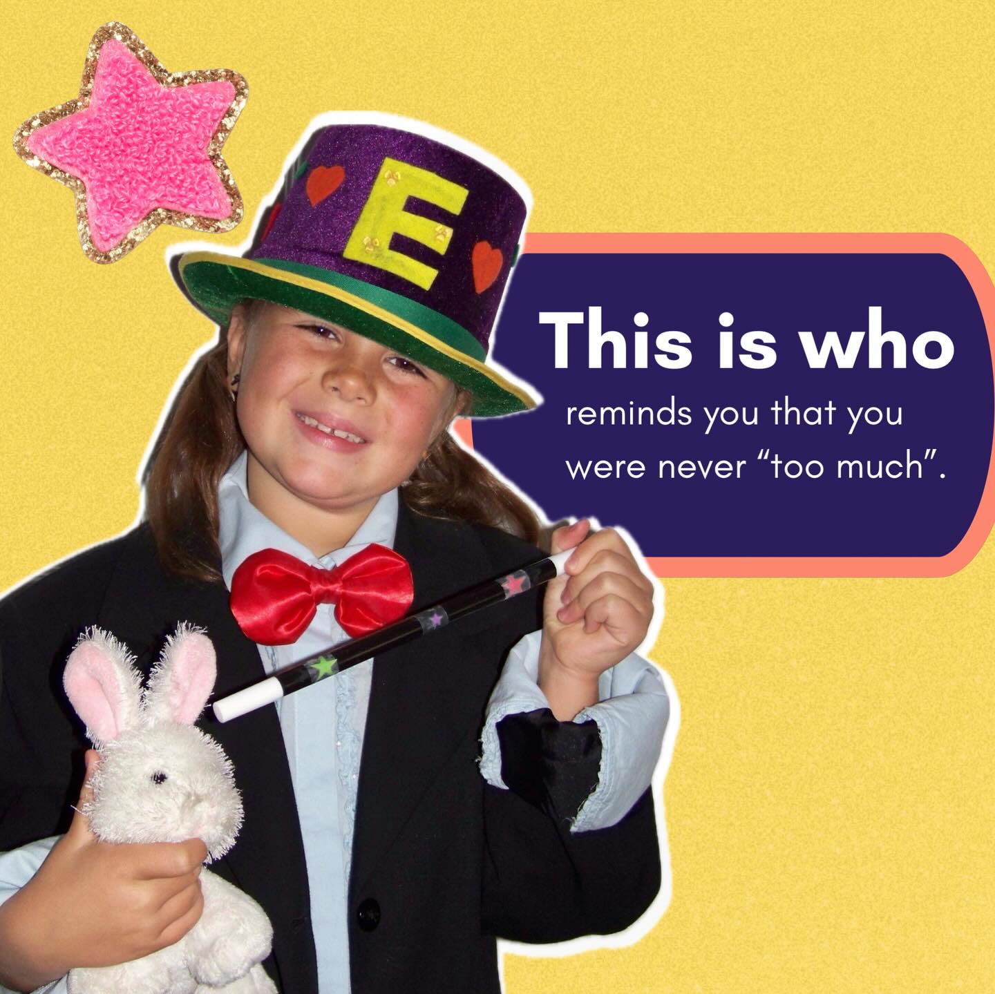 Absolutely love this trend ❤️. #thisiswho #innerchild #therapist