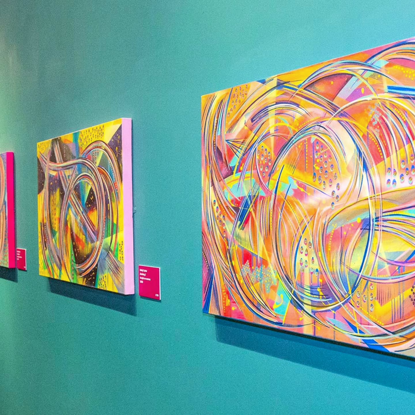 Evolving series.⭐
Have you seen it?
If you have been to my exhibition at @hartlepoolartgallery then you will have seen these three.
Did you know that the first blue painting I actually saw in a meditation. This was the first time I had seen anything like this. I was having a massage and she brought out a sound bowl. Well that was it - I saw alsorts!
It was Jan 2020 - I had moved everything into a studio... Weeks later I had to move it all out again....
Crazy times, but the beginning of something special!
------------------------------------------
Exhibition on till 18th April
---------------------------------------
Spirit & Energy paintings - 50% off during exhibition - £60 with guided message - just DM me.
---------------------------------------
Www.eccarterart.com
#hartlepoolartgallery #hartlepool #meditationpainting #spiritualconnection #artistlife