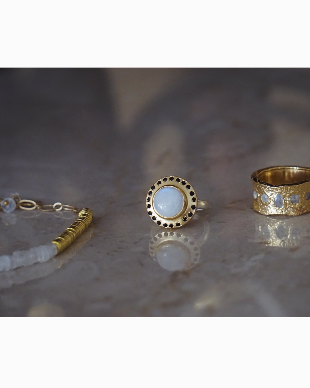 Some pieces don’t only change how you look
they change how you feel.
White stones, simple, ancient,
#chandracollections #whitestones #bohemian #adornnemts #jewellery