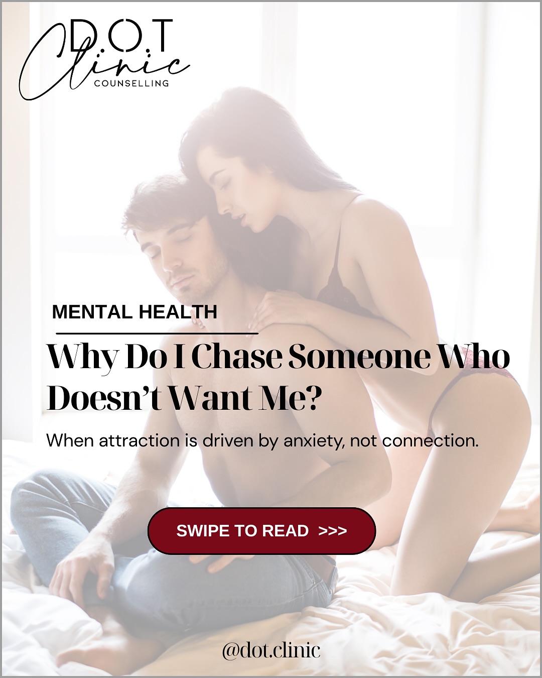 Because inconsistency feels like chemistry
Because almost feels familiar
Because we try to win what we never got
Patterns are learned.
#therapy #selfworth #cbt