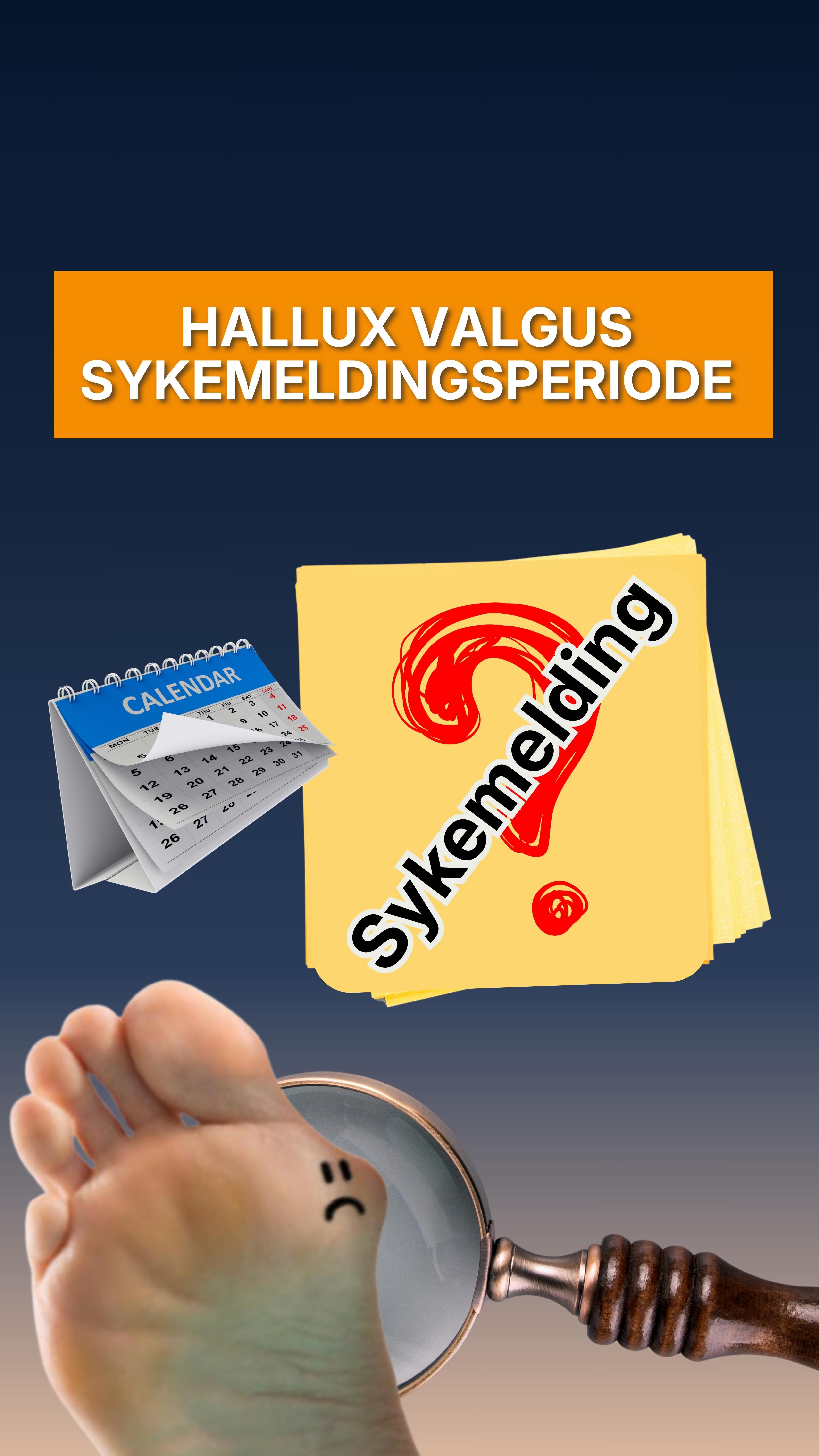 Sykemeldingsperioden er betraktelig mindre med kikkhullskirurgi, mens tradisjonell kirurgi krever ofte lengre tid, krykker og i noen tilfeller, gips. 🩼🦶