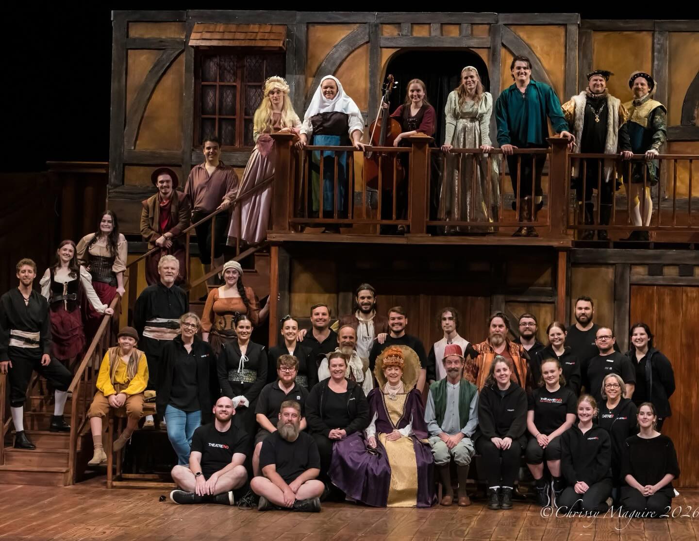 Congratulations to the entire team behind SHAKESPEARE IN LOVE. Thank you to each and every member of this wonderful team for your talent, your commitment and your respect for what we do. Missing from this photo is the incomparable Kathy Brabon who once again, outdid herself with the costuming.
Thank you to Emily Molloy and the Townsville City Council for inviting us to be part of your Civic Theatre Season 2026. This was a play that celebrated a life devoted to the Arts even when its value is questioned and diminished. Thank you to our audiences for proving its value and showing us all how much it matters to you that we do what we do. It means more than you can ever imagine. x