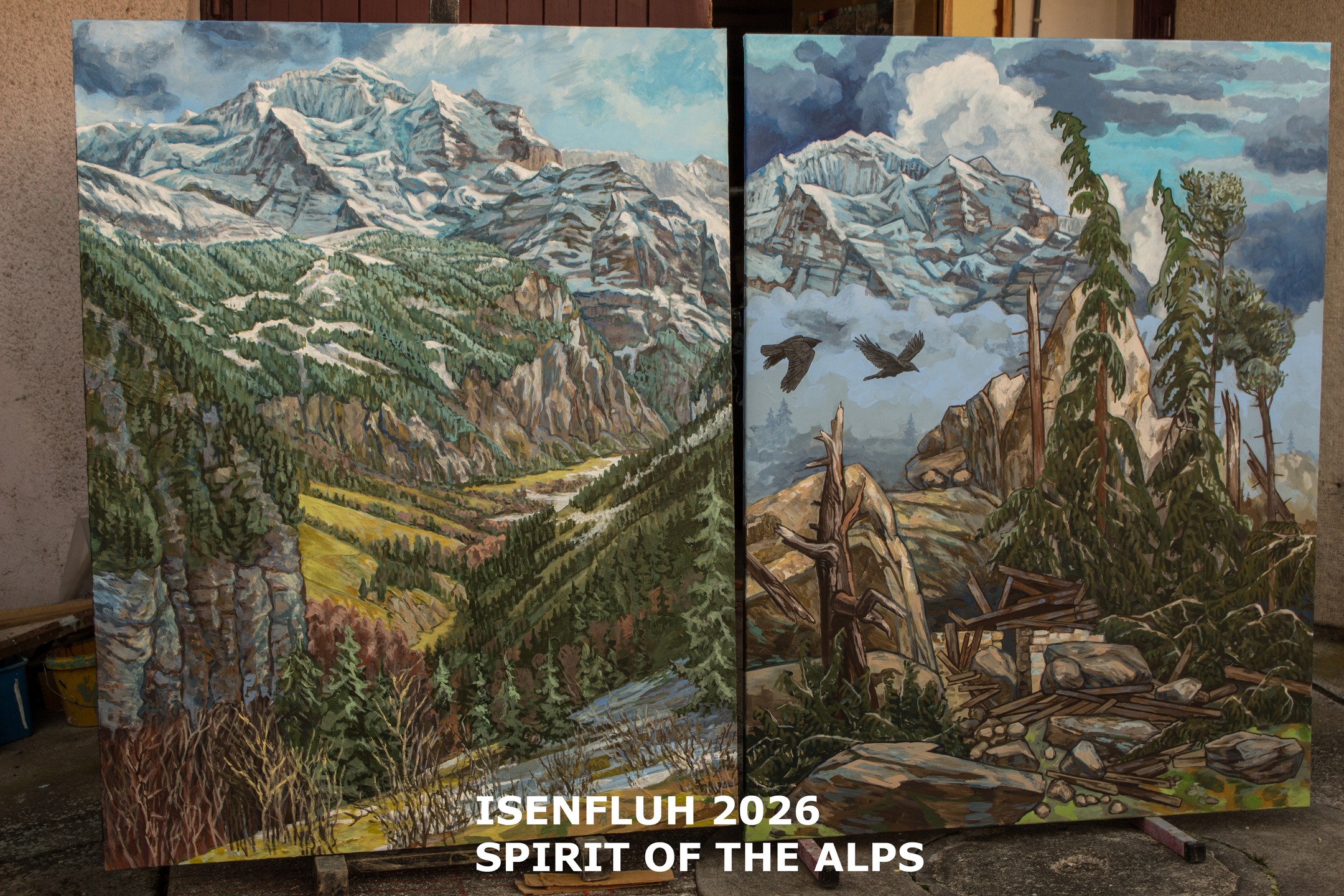 «SPIRIT OF THE ALPS»
mon nouveau site www.bernardbailly.ch
Exposition annuelle de la Guilde des peintres de la montagne GSBM
Salle de congrès de Grindelwald
Du 31 juillet au 23 août 2026