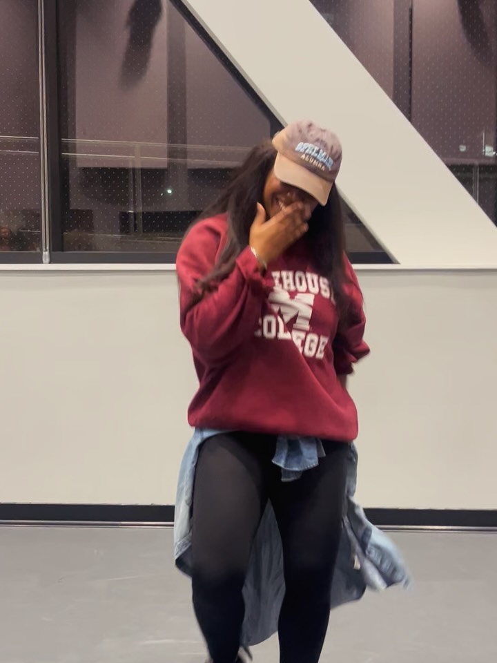 About this week…..
These seasoned bones still got a lil twirl 😜
Office Dunkin Donut dance cause @julie.b.johnson and I are contributing authors to a really amazing new book!!!!!!
Celebrating Black Social Dance: Embodied Geographies of Freedom. Edited by Thomas DeFrantz & Webster McDonald. Slippage Lab. Thank you deep Tommy and Webster for granting this opportunity to think alongside you both, and with the other contributors 🙏🏾
Dem UArts Scholars on the cover 🖤 ❤️. @queen_dinita @justsole Congrats yall!!! 👏🏾👏🏾
Office hallway celebratory dance, cause it’s been a great week full of highlights & acceptance letters 😜👏🏾
The energy in company class was electric!!
Not them giving my words back to me 😂🫠. Ok bye ✌🏾