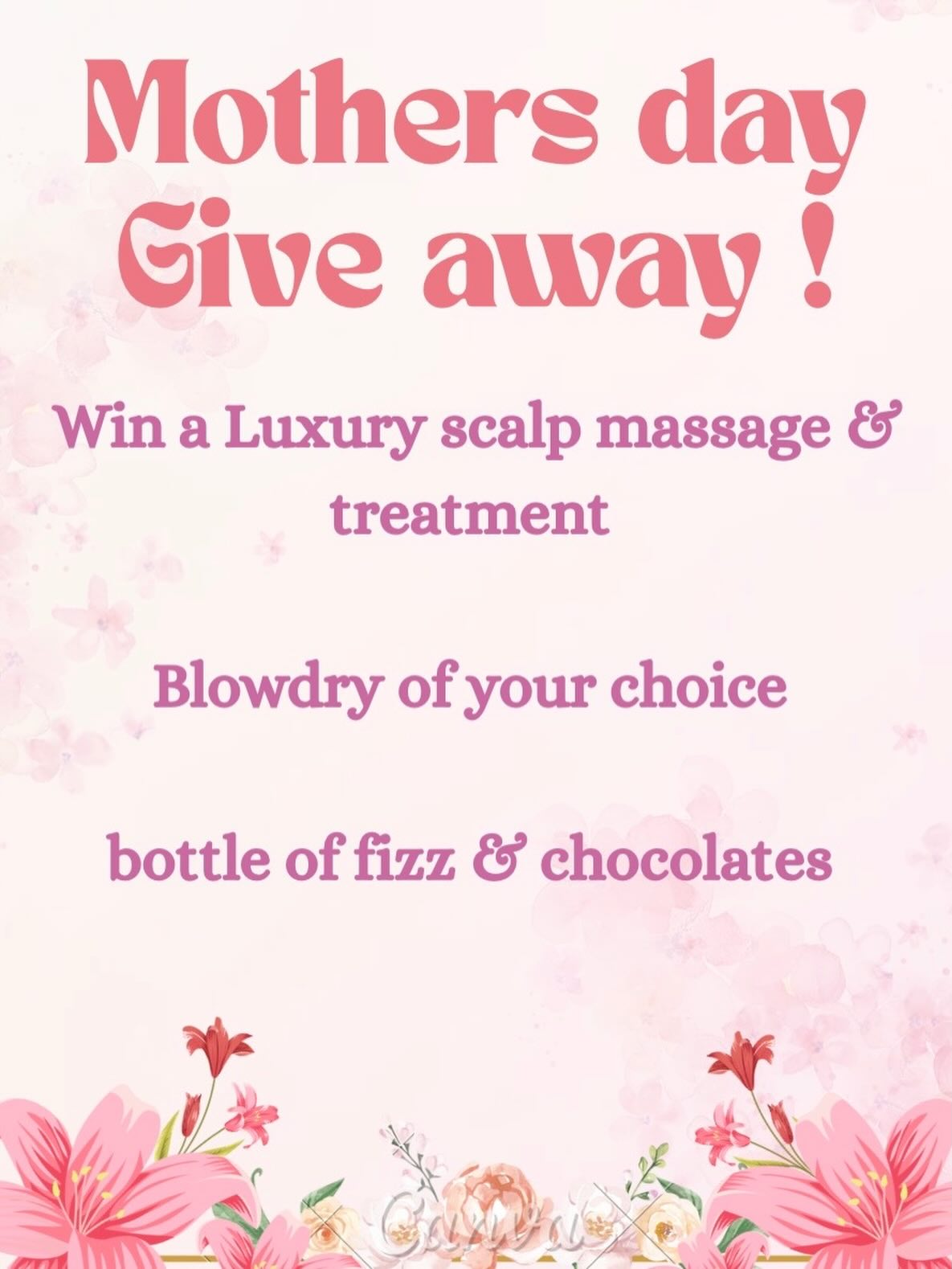 Want to win our special give away ! 💐
Here’s how !
Follow Salon Sienna and our Headspa page @head_spa_mcr
Like ❤️
Share 💌
Tag three mum friends 🌷
Winner announced on Sunday 15th March ✨
Good luck ❤️
#motherdaygiveaway #manchester #awardwinningsalon #winner #salonsienna