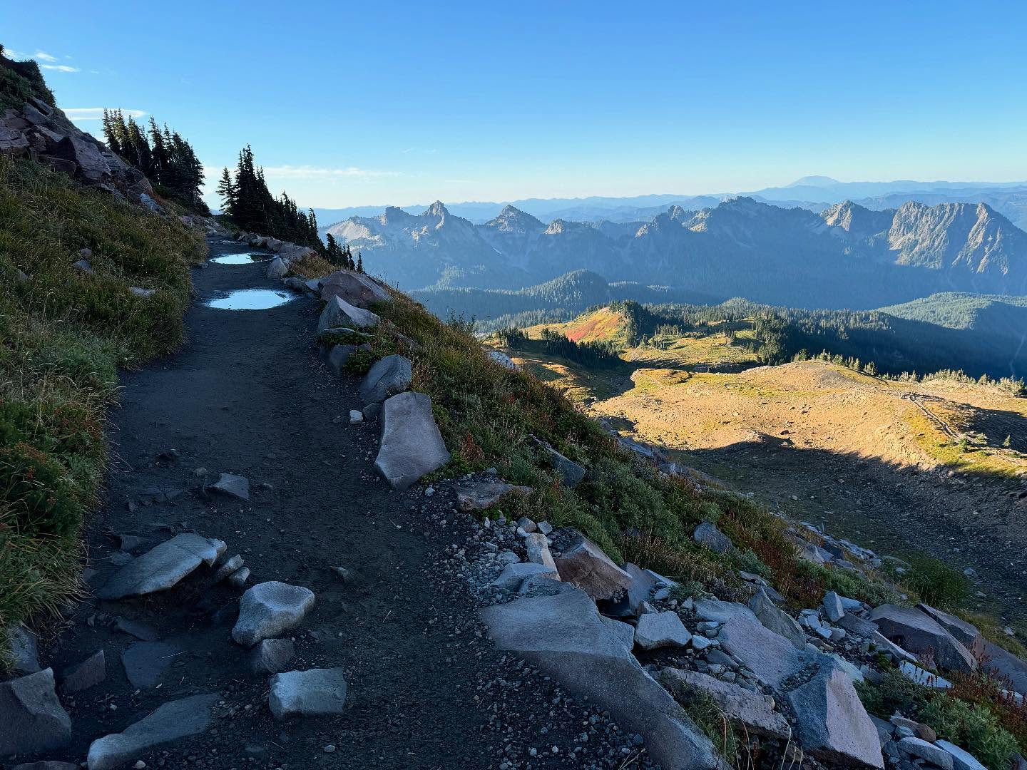 This fall I woke up at 3:30am, packed my car up, filled my coffee mug and put a book on audible to drive the 3 hour ish distance to Mt. Rainer.
I wanted to feel something. Something I thought nature would provide. Feelings of gratefulness, or that the world is so much bigger than you and your problems, or beauty that makes you catch your breath. I did feel those things. All of them actually. It was stunning. Mt. Rainer is a beautiful mountain. Add fall colors in and it would be impossible not to feel anything.
But I would also be lying if I didn’t also disclose that more feelings came with this trip. Feelings of loneliness, sorrow for not being able to share this with someone, feelings of missing someone I would have done this with before we ended.
On this trip, in the sunrise I stumbled upon a group celebrating a proposal that happened not 2 minutes before I arrived. I took photos for them. I smiled with them, celebrating as much as a stranger can in such a joyous occasion.
I turned to finish the climb up and cried silent tears. Knowing that is not my story right now and still grieving what was so recently lost. But also grieving knowing that was the type of proposal I have always wanted. Crisp morning fall air. A breathtaking sunrise. Coffee in my hands. Mountain air in my lungs.
It was a beautifully hard day. It still is when I think back on it. I’m so thankful I went. I’m so grateful to feel it all.
https://www.skysthelimit.online
#truth #mountains #rainer #healing #painandbeauty #beauty #natureishealing #single #hiking #hikingadventures #hikingalone #missinghim #lonely #lonelyhiker #naturelover #mountainlife #mountainlover #alone #alone💔 #alonetime