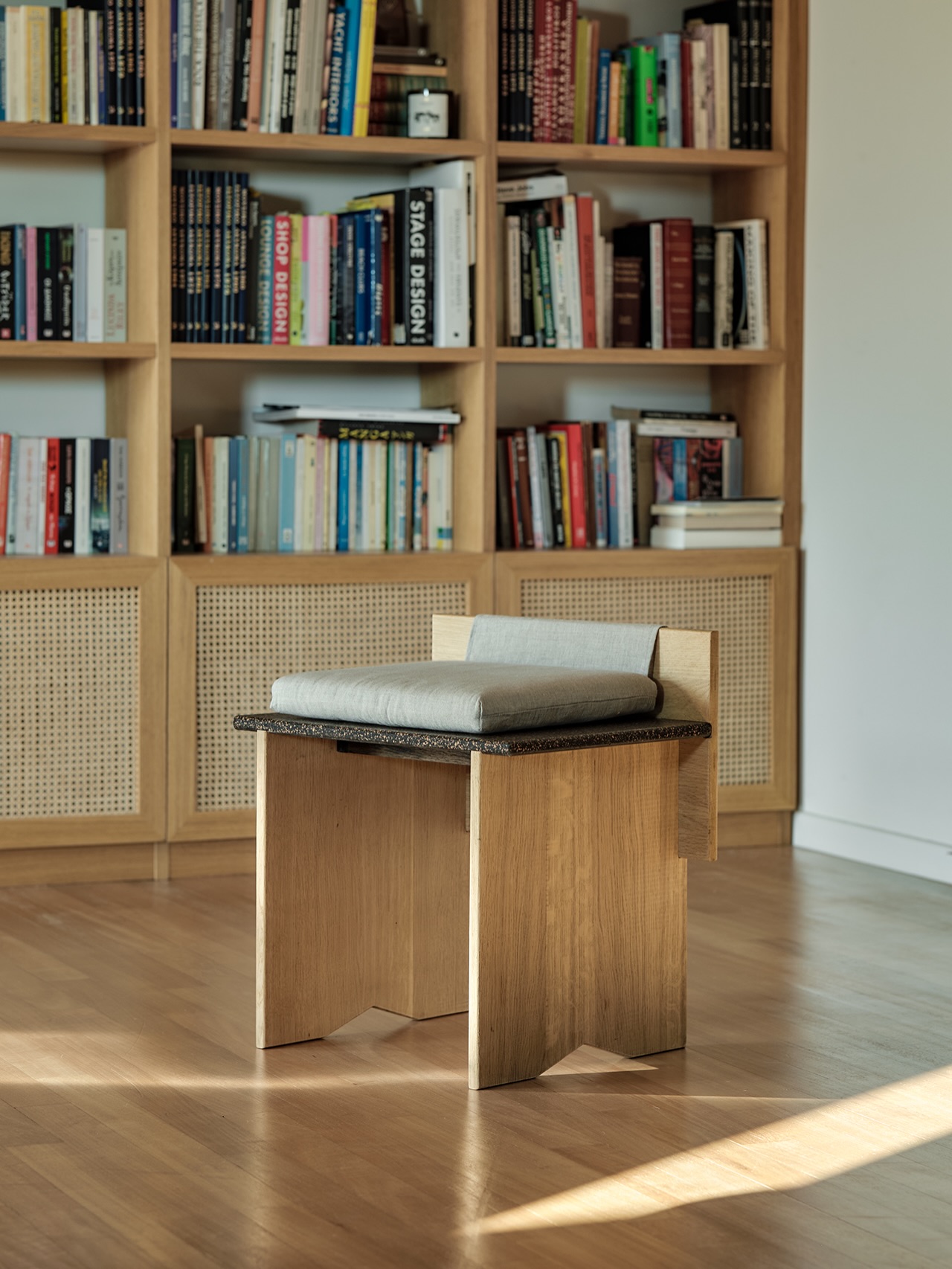 Koukos de Lab x Kimisoo
A limited collection rooted in form, material and meaning.
Hédra — a chair that holds position.
From the Greek ἕδρα, the name suggests sitting as a considered act. Its geometry is quiet yet unapologetic — a balance of weight, form, and material honesty.
Created in collaboration between Koukos de Lab and Kimisoo, Hédra is part of a limited collection rooted in form, material, and meaning. On Lesvos, spent olive pits are pressed and finished into Koukoutsi — a warm, stone-like surface that defines the seat.
Together with a daybed and a lamp, the collection reflects two practices in sync, sharing a belief that design should cultivate spaces of calm, beauty, and purpose.
#Hedra #GreekDesign #Kimisoo #Koukosdelab #koukoutsi
📸 @george_komvokis