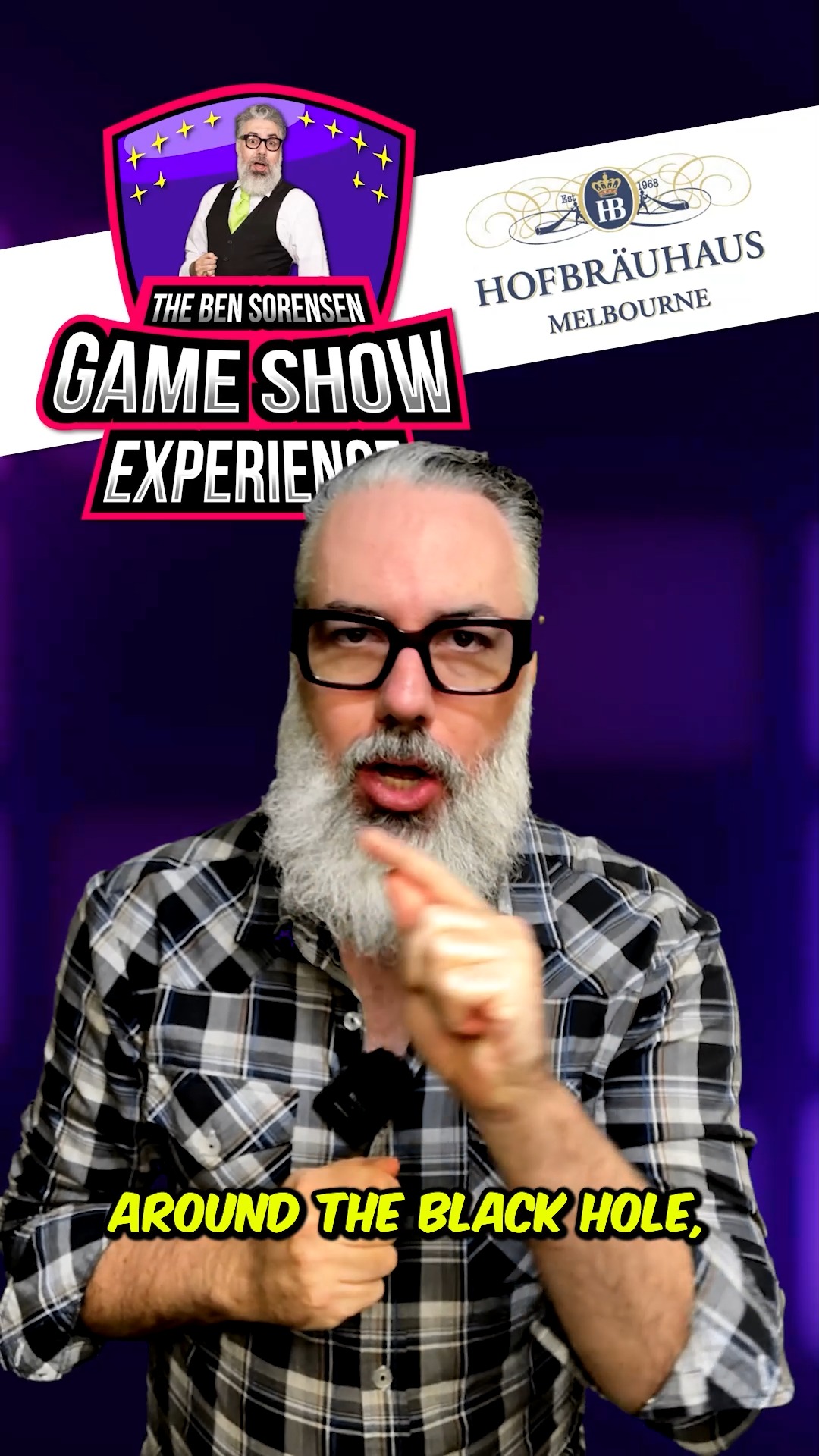 This weeks question....
In astronomy, what is the name of the boundary around a black hole, beyond which nothing can escape?
Answer in the comments 👇
Full quiz every Tuesday at @hofbrauhaus_melbourne.
Shows: @bensorensen1 (bensorensen1.com)
#melbourne #melbourneevents #pubtrivia #quiznight #trivia #trivianight #melbournelife #hofbrauhaus #foodie #foodtrivia #melbournefood