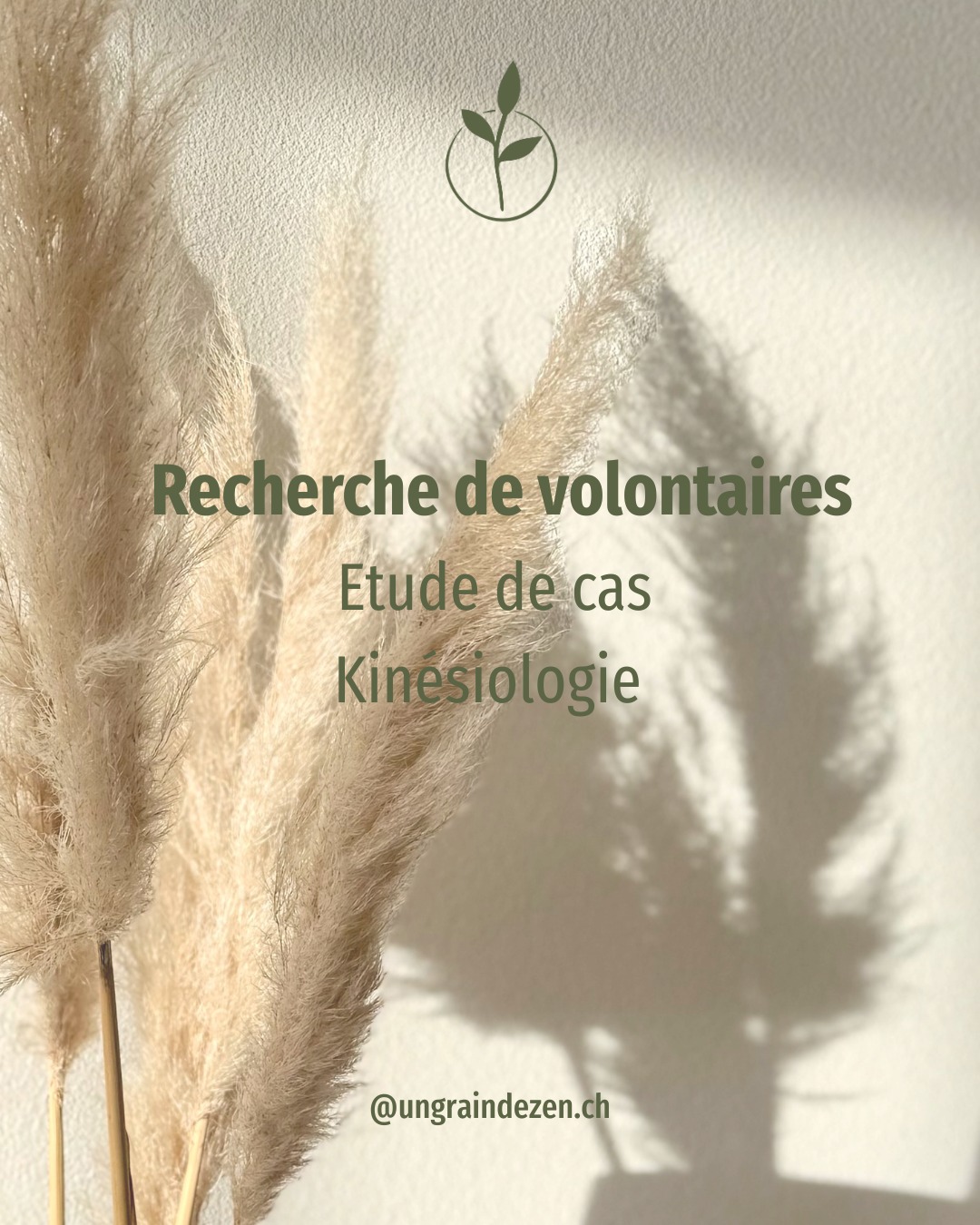 ✨ Les places pour cette étude de cas sont désormais complètes. Merci pour votre intérêt et vos partages.
D’autres études de cas seront probablement proposées plus tard dans l’année.
🌿Appel à volontaires – Étude de cas en kinésiologie
Dans le cadre de mon parcours professionnel, je recherche des personnes souhaitant s’engager dans un accompagnement autour d’un thème principal, sur 5 séances.
Il peut s’agir, par exemple, d’un stress persistant, d’un blocage émotionnel, d’un manque de confiance ou d’une situation que vous souhaitez éclairer différemment.
▫️ 5 séances espacées de 3 à 4 semaines
▫️ Tarif préférentiel
▫️ Séances au cabinet à Granges (Veveyse)
Si cela résonne pour vous, je vous invite à m’écrire en message privé.
—
Sebahate
Un Grain de Zen
Kinésiologie & Hypnose – Granges (Veveyse)
ungraindezen.ch
#kinesiologie
#therapiecomplementaire
#bienetre
#accompagnement
#grangesveveyse
#therapeutesuisse
#soutienemotionnel