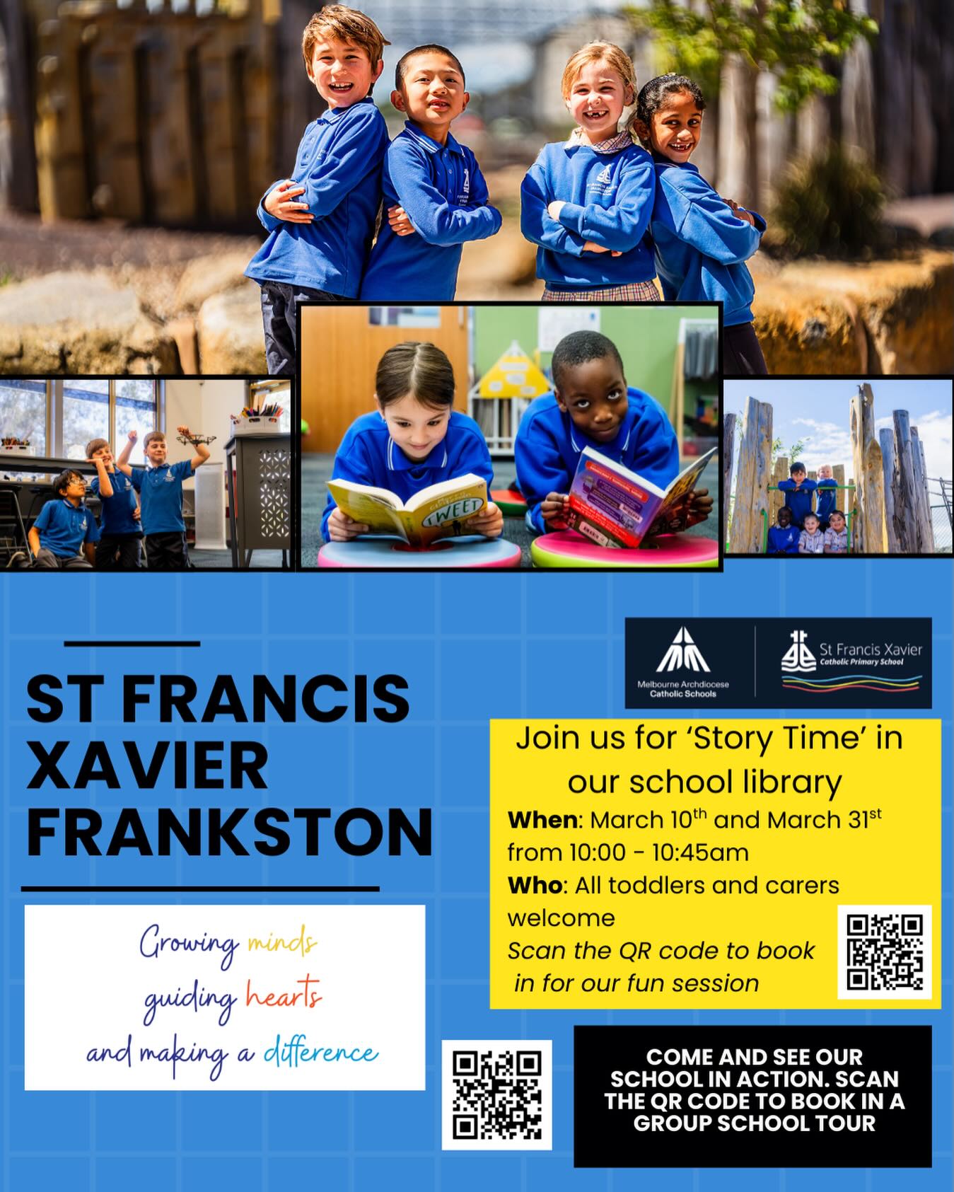 Kinder kids come and join us for story time 📚