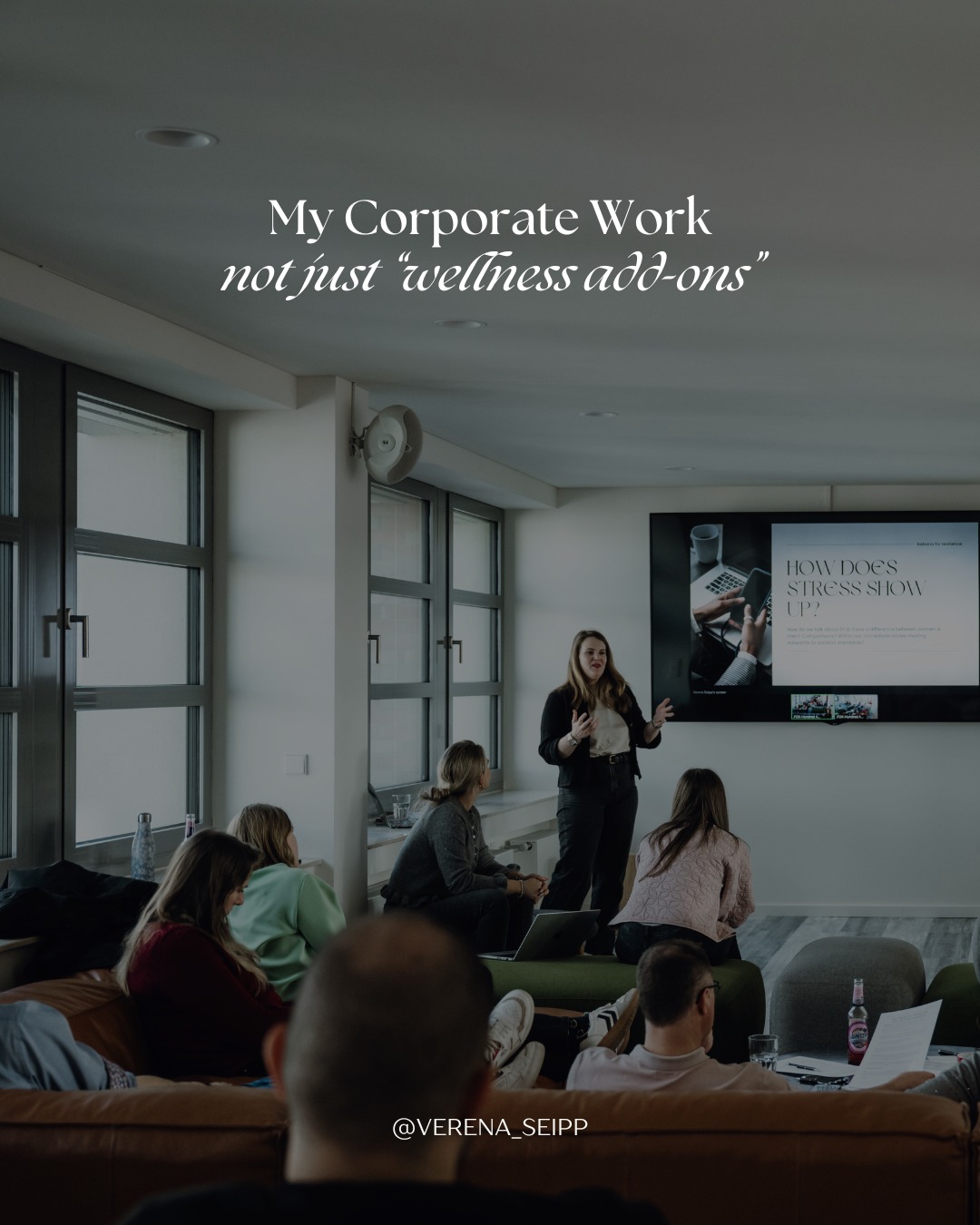 Not just a "wellness add-on" – brining mindfulness & awareness into the corporate setting
In my corporate work, I support teams and leaders with:
• resilience under pressure
• emotional regulation
• sustainable performance
• conscious self-leadership
Not as a “wellbeing add-on”, but as a foundation for how people actually work together.
💬 I'm curious, how do you experience wellness topics at work? Would you like more? Or do you prefer your wellness outside of work?
