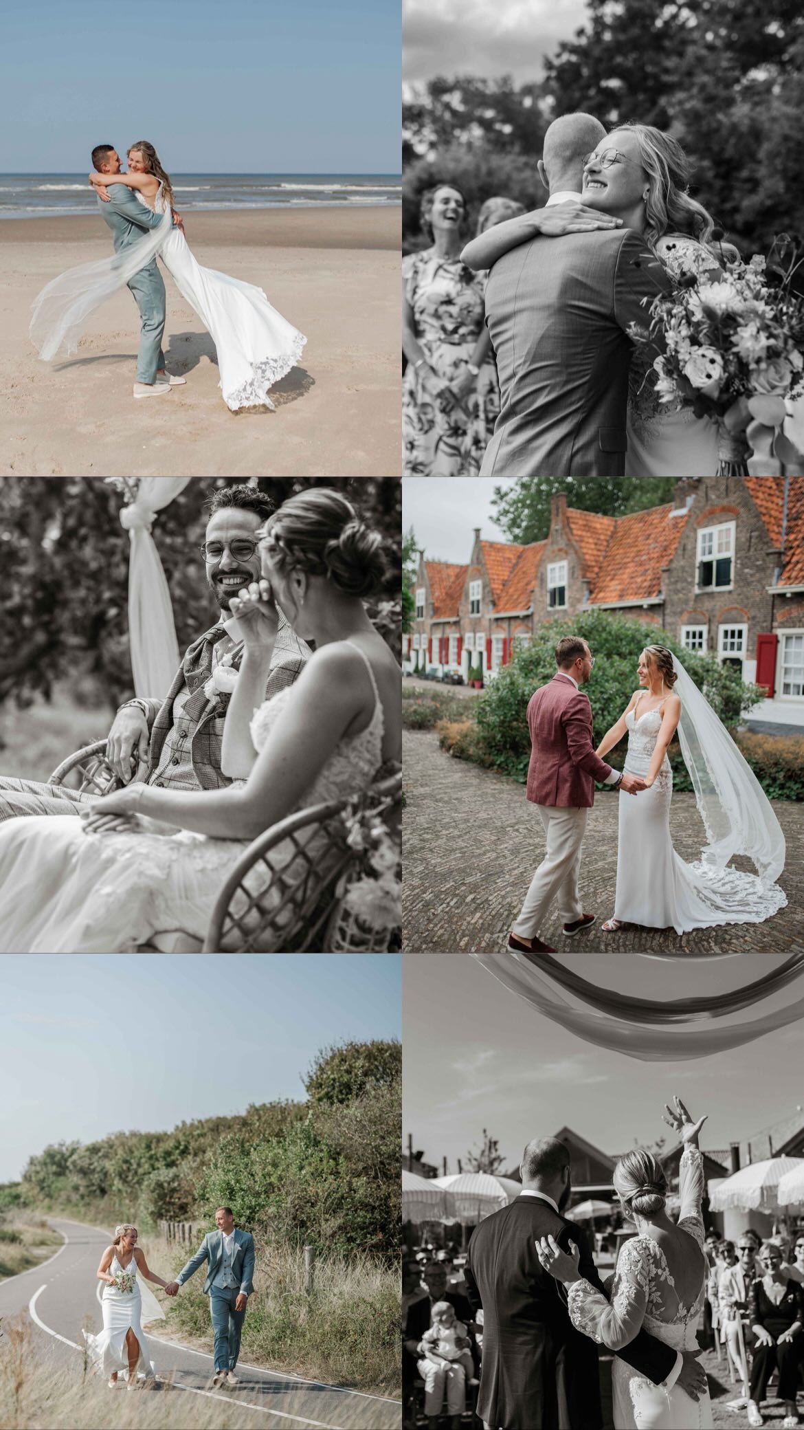 Prachtige maar stormachtige dag in Maart.
Trouwreportage van Anna + Mijndert was in het prachtige Delft!