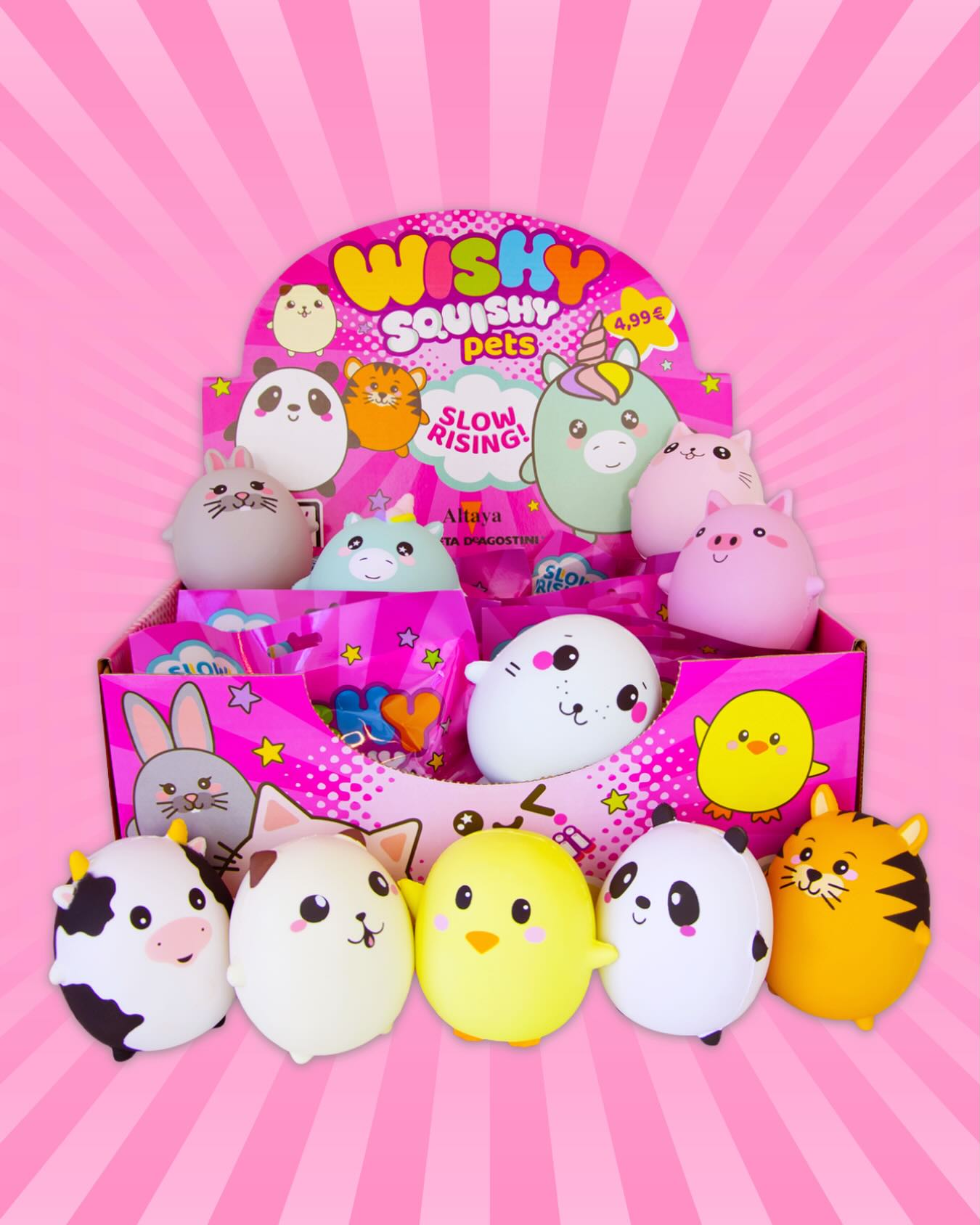 Meet our previous creations 🩷 Wishy Squishy Pets for Altaya Collectables, @planetadeagostini_es @deagostini_official, @deagostiniuk, @deagostinilibri @fanhome.uk 🩷
A charming collectable range combining playful character design with satisfying sensory appeal:
🐨 Super soft texture
🐯 Slow-rising squeeze action
🐼 10 Adorable characters to collect
🐶 Pocket-sized stress relief
🐱 Shelf-Ready Packaging
🐷 Packed inside a mystery foil bag