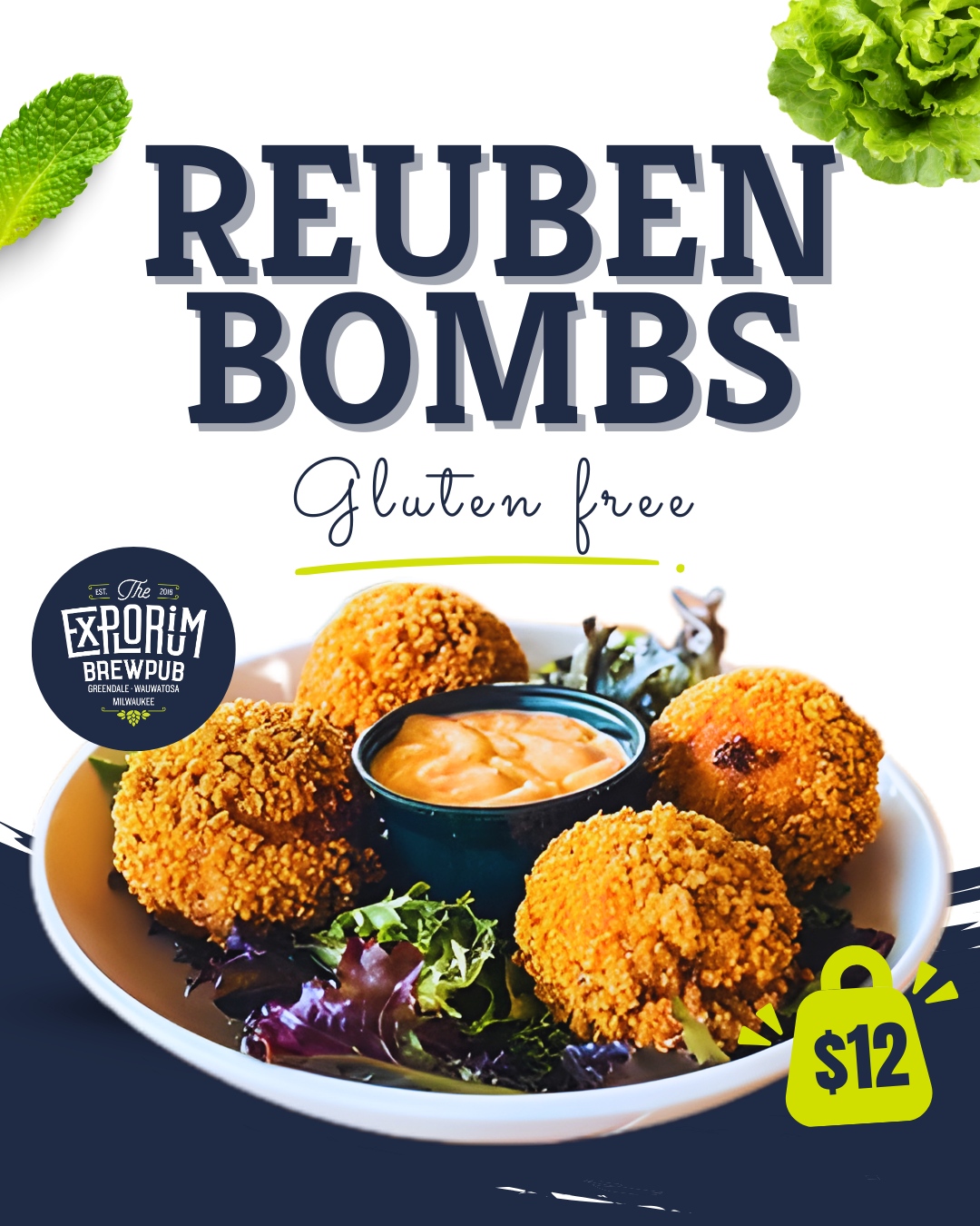 🥪Reuben lovers, this one's about to be your new obsession. Our Reuben Bombs pack house-made corned beef, melty Swiss, tangy sauerkraut, and Thousand Island into crispy golden bites, with extra sauce on the side for dunking, and yes, they're gluten free. At just $12, these crunchy, savory snacks are made for sharing… or keeping all to yourself at The Explorium Brewpub.
Swing in hungry and order a plate before the table next to you beats you to it.
🌐 Click the link in the bio
#exploriumbrew #exploretastediscover #supportlocal #visitmke #milwaukee #craftbeer #whiskeybar