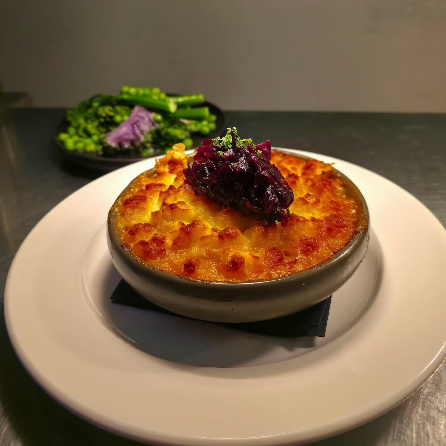 On the specials board tonight...
Hunters pie, red cabbage jam, buttered greens #venison #pies #specials