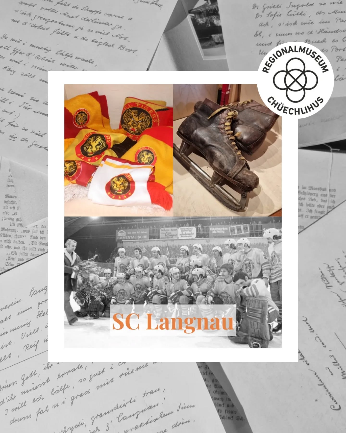 🏆 50 Jahre Meistertitel in Langnau!
In der Saison 1975/76 schrieb der damalige Schlittschuh-Club Langnau Schweizer Eishockeygeschichte: Zum ersten und bisher einzigen Mal holten die Emmentaler den Meistertitel in der Nationalliga A. Der Triumph wurde erst im letzten Spiel perfekt gemacht — und in Langnau brachen alle Dämme.
Was das Team so besonders machte? Viele Spieler standen mitten im Berufsleben, das Eisfeld war erstmals überdacht, und ganz Langnau fieberte mit. Eine echte Hockey-Dorfromantik, die bis heute nachhallt.
🎉 Am 28. Februar 2026 werden die Meister von 1976 beim Heimspiel der SCL Tigers geehrt — genau 50 Jahre nach dieser legendären Saison.
👉 Deshalb starten wir morgen in unserer Story mit dem Friti-Quiz zur Meistermannschaft von 1976. Teste dein Wissen und tauche ein in ein Stück Emmentaler Sportgeschichte!
🐯 Noch mehr Fanliebe und Hockeykultur entdeckst du in unserer Ausstellung zur Fankultur im Regionalmuseum Chüechlihus.
#chüechlihus #langnau #scltigers #emmental #hockeygeschichte