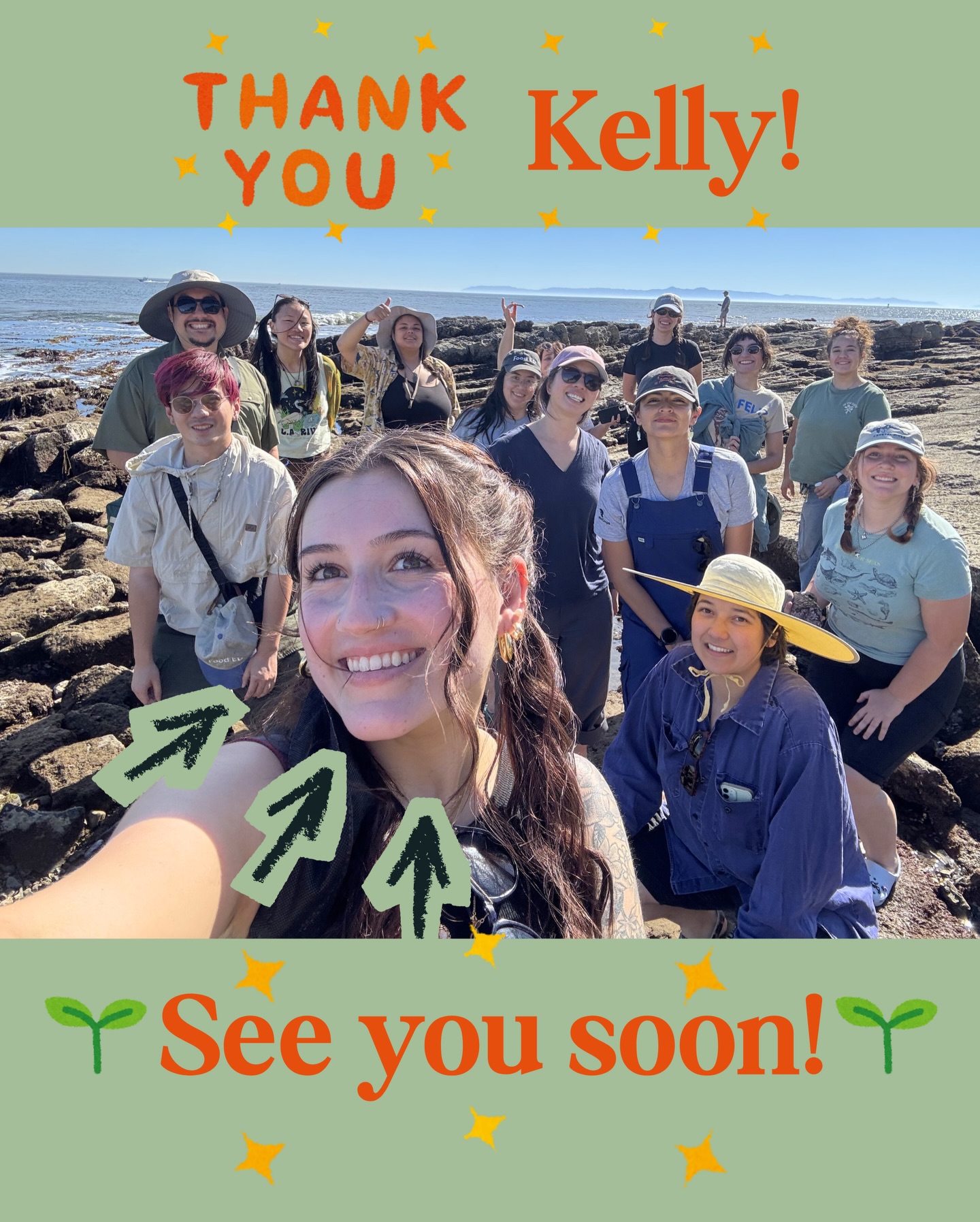 We’re sending Kelly off on a new adventure with a big THANK YOU and so much appreciation for the impact made at Food ED and in our community! Thank you Kelly for years of service as a Climate Action Corps Fellow and your time as a program coordinator on staff. From your creative flair guiding our social media to your indelible mark on our school programs, we are grateful for everything we’ve grown together. See you soon Kelly and enjoy a walk down memory lane! 🌱