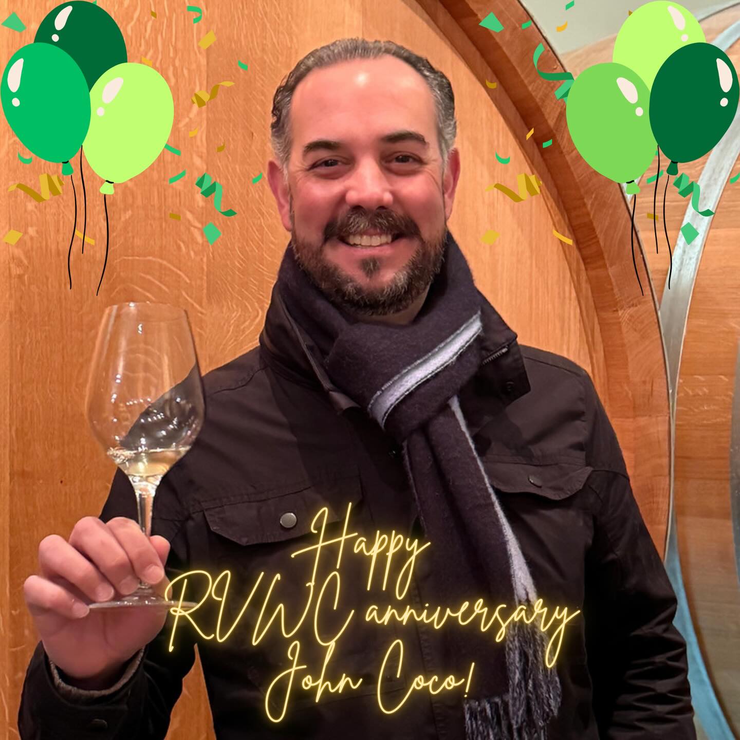 Please join us in wishing a very happy workiversary to our Maryland State Manager, John Coco! Thank you for your years with RVWC and for all that you do! Cheers 🥂