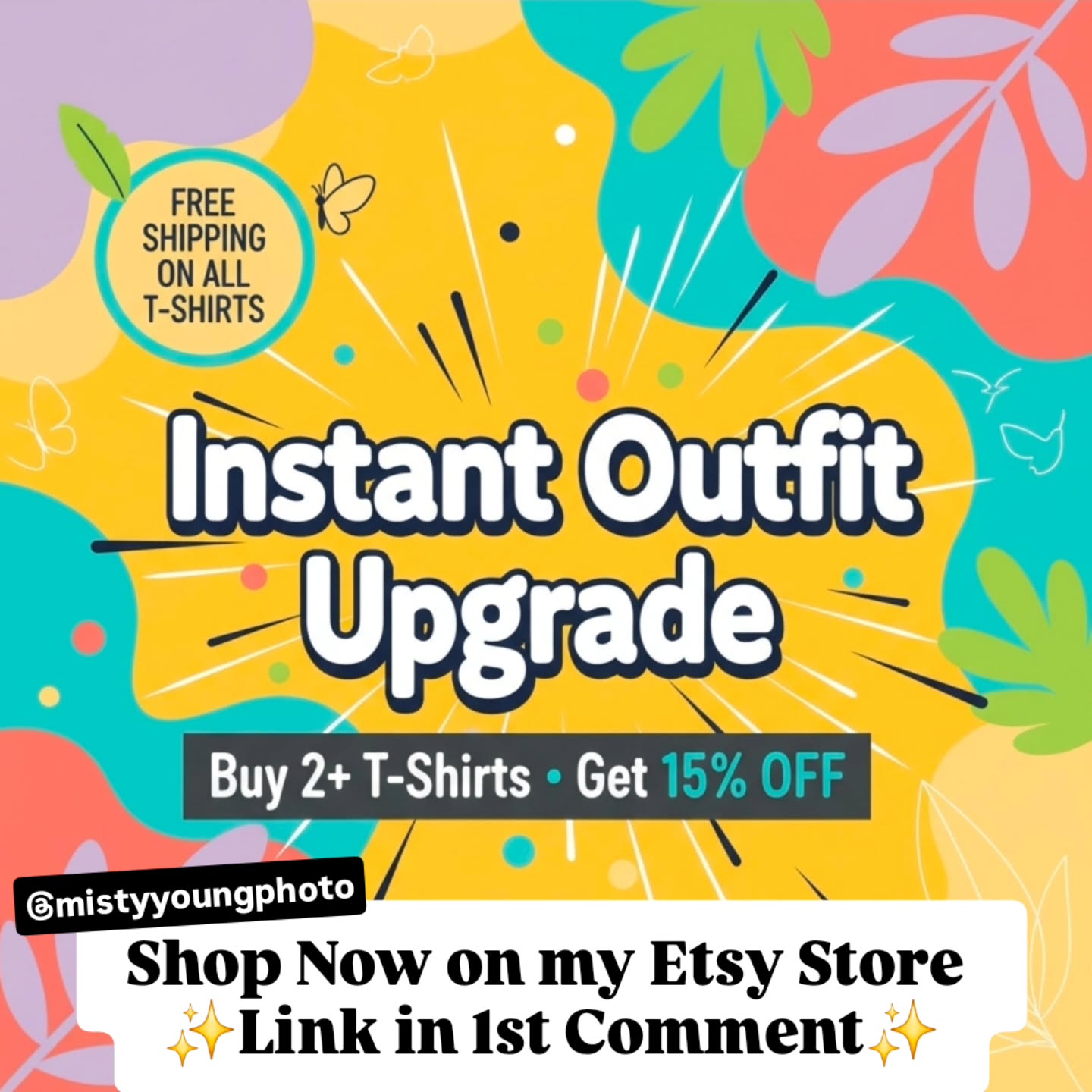 Two tees. 15% off. Free shipping.
The easiest outfit decision you’ll make today.
✨️Link in 1st Comment✨️
Instant outfit upgrade. Right now. 👕✨
Stock up on your favorites or grab one for a friend — the discount kicks in automatically when you add 2 or more tees to your cart. No code. No hoops. Just effortless style delivered straight to your door. Limited time, so don’t overthink it.
#FlashSale #EtsyShop #EtsySeller #EtsyFinds #SmallShopLove #ShopSmallBusiness #SupportSmallBiz #GraphicTees #TShirtStyle #EverydayOutfit #CasualStyle #WardrobeRefresh #OutfitUpgrade #StatementTees #ComfortStyle #StreetStyleVibes #GiftForHer #TrendyStyle #ClosetStaples #OnlineBoutique #FreeShippingAlways #BundleAndSave #LimitedTimeDeal #WomenOwnedBusiness #CreativeLife #ShopOnline #StyleMadeSimple