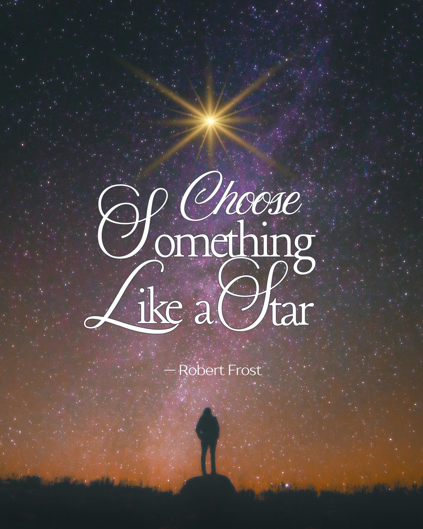 It didn’t seem right to just keep posting jovial photos without pausing for some reflection. I always strive to post positive and informative content…and I will resume that shortly. However, I wanted to take a moment to pause and acknowledge that there are times when we just need to reflect on all that surrounds us. “Choose Something Like A Star” is one of my favorite poems of Robert Frost. I got a chance to perform the choral arrangement while at the University of Cincinnati. Just wanted to drop it here to share my favorite stanza and a clip of music.
All My Love, Heather💛