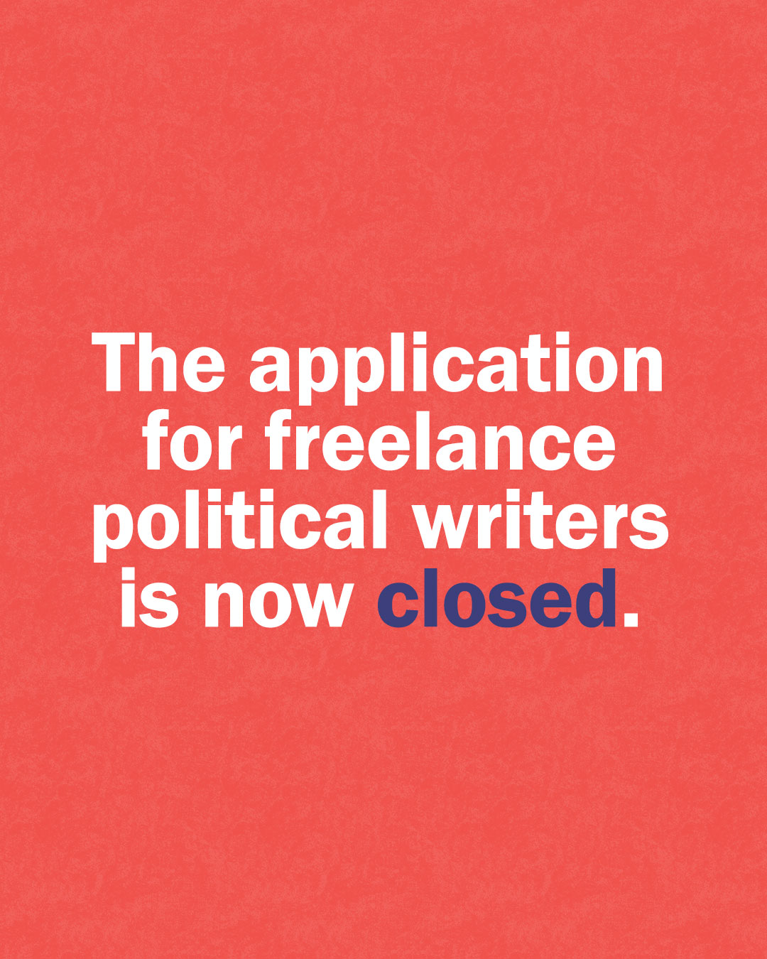 Our call for political writers is now closed. Thank you to everyone who applied!
We were overwhelmed by the response and grateful for your passion and ideas. We’ll be reviewing submissions and will reach out to selected contributors soon.
👉 The 44 North is a digital bi-monthly publication that aims to inform, empower, and inspire young people. Do you want to write for us? Support lifting up young people's voices? Head to the 🔗 LINK IN THE BIO 🔗 👈