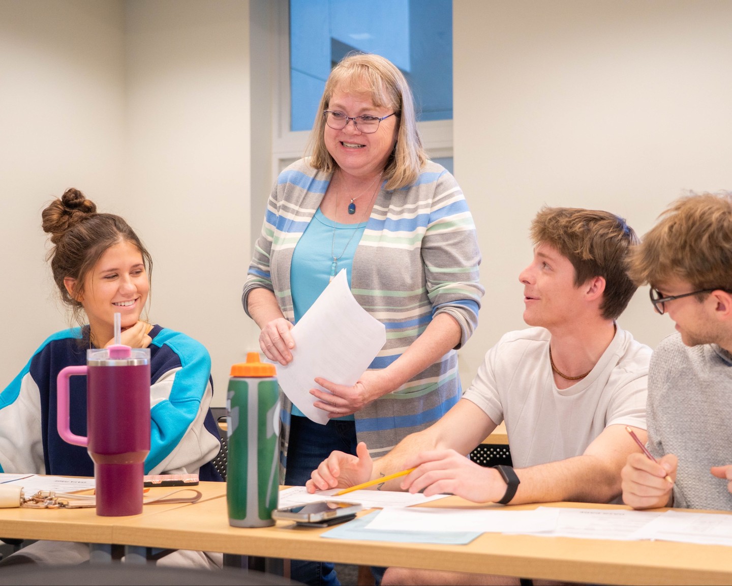 Just a few shots of our Beacons hard at work in the classroom! 🍎🧠
