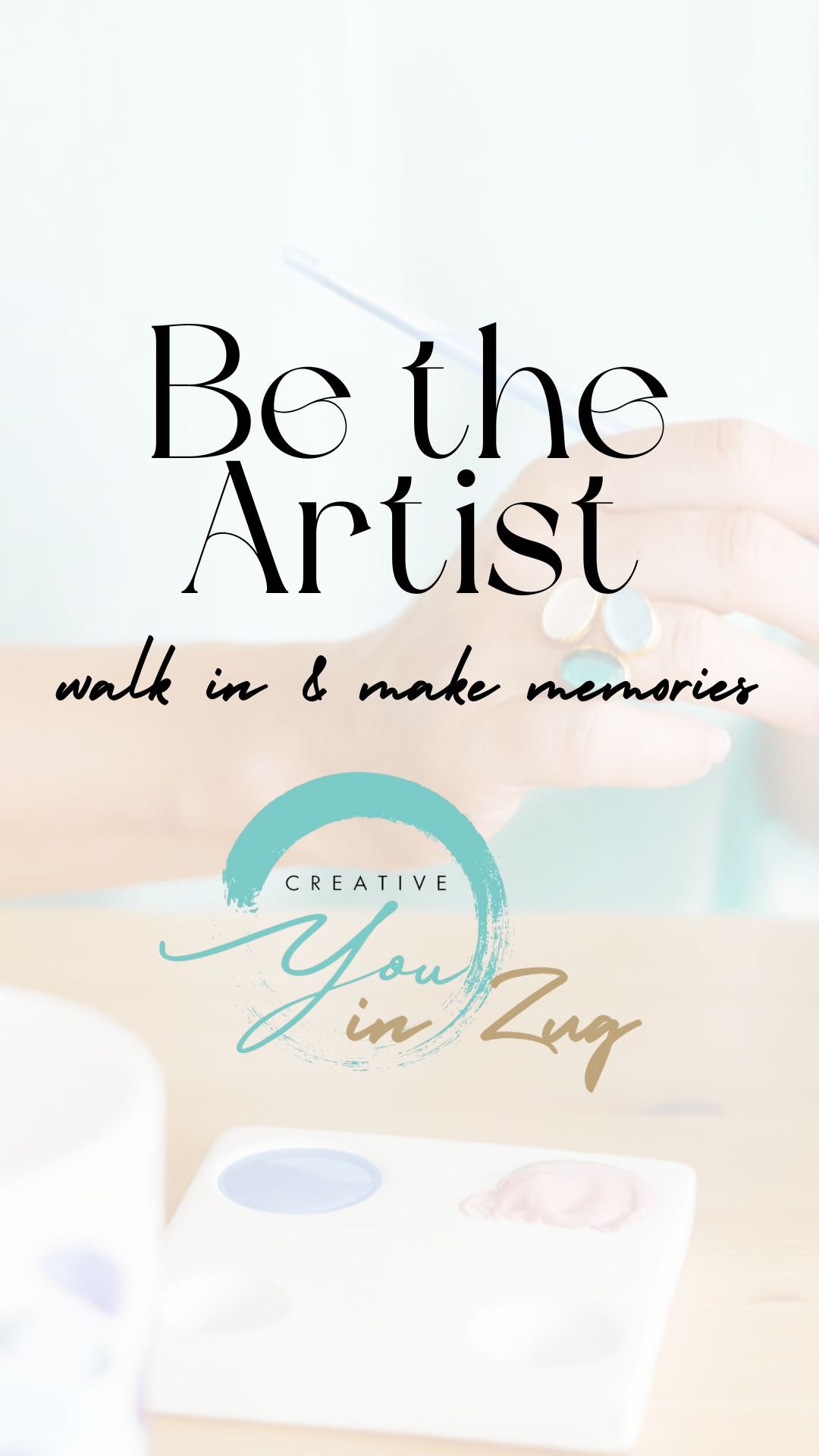 𝐁𝐞 𝐭𝐡𝐞 𝐚𝐫𝐭𝐢𝐬𝐭 𝐢𝐧 𝐙𝐮𝐠.
We welcome walk-ins during opening hours if you feel spontaneous.
Step into our studio on 𝑪𝒉𝒂𝒎𝒆𝒓𝒔𝒕𝒓𝒂𝒔𝒔𝒆 77 and paint your own ceramics.
We also have a wide selection of creative workshops: you can work with clay, design mosaics, paint on canvas, or make soap and candles. No experience needed, just curiosity and a little time to create.
𝐏𝐥𝐚𝐧𝐧𝐢𝐧𝐠 𝐬𝐨𝐦𝐞𝐭𝐡𝐢𝐧𝐠 𝐬𝐩𝐞𝐜𝐢𝐚𝐥?
Book your birthday party, team event, private celebration, workshop, or creative get-together with us.
Come in, pick a piece, and start creating.
Gabriella Györfi & 𝖳𝖾𝖺𝗆�CREATIVE YOU – where you can be the artist�𑁍 Chamerstrasse 77, Zug
#creativeyou #Zug #Zurich #CeramicPainting #CreativeWorkshops TeamEvents BirthdayParty CreativeStudio MakeMemories