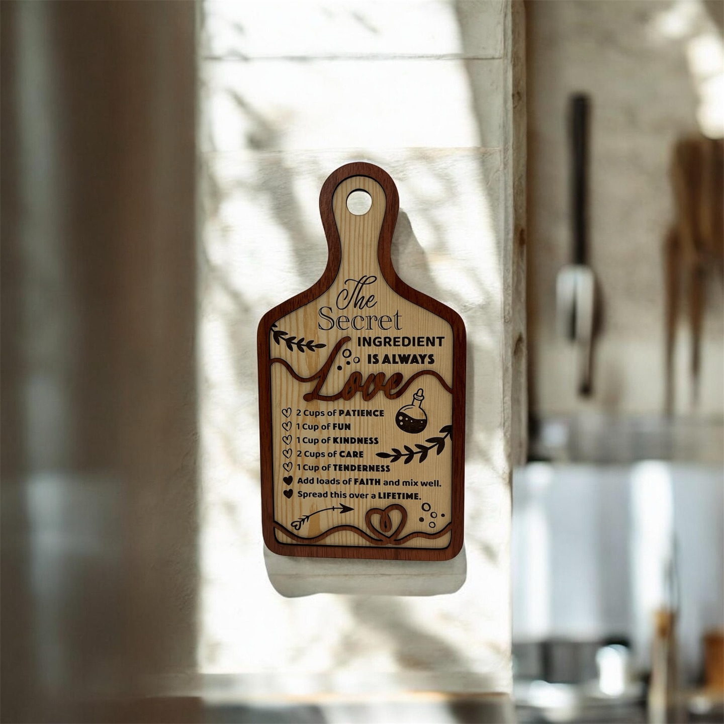 Some recipes are meant for the heart, not the stove. 🥰
Love. Care. Tenderness. Faith.
Spread generously for a lifetime.
Available now on our website. avivcraft.com
#wooden #faith #instagood #smallbuisness #kitchendecor