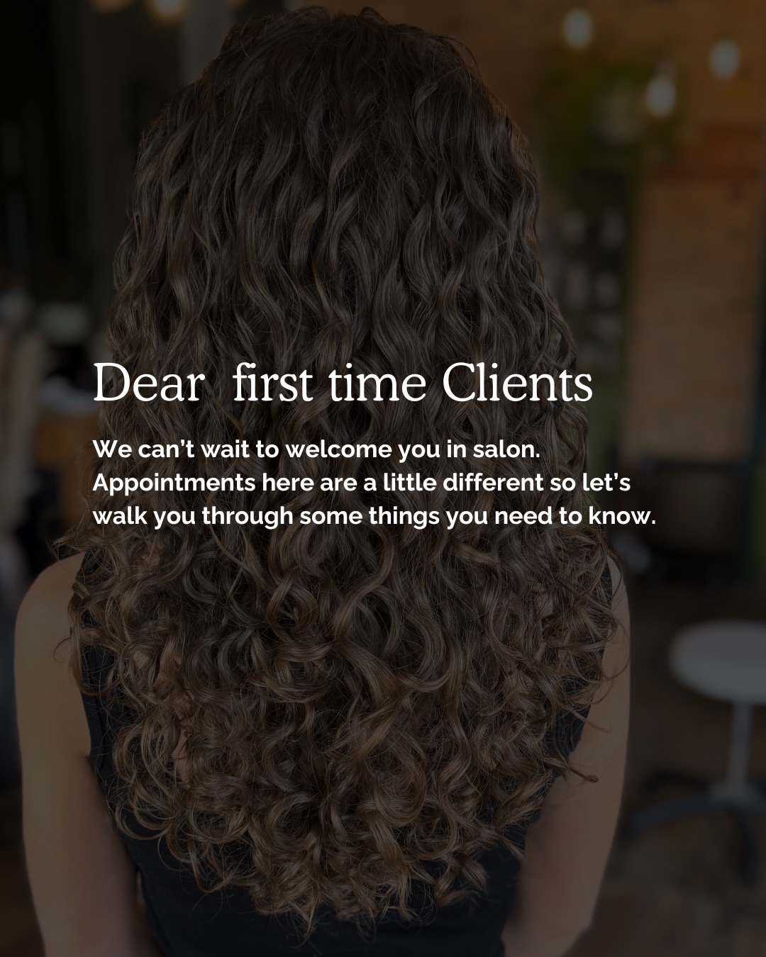 All this information is available on our website & on your confirmation email & on your reminder messages…
Your first appointment with us can be a little daunting.. we know! And a curly cut is different to a straight cut, so hopefully these can help you have a bloomin lovely first time with us.
The preparation guidelines apply to every ritual booked whether you’re a returning client or a first timer.
#curlycut