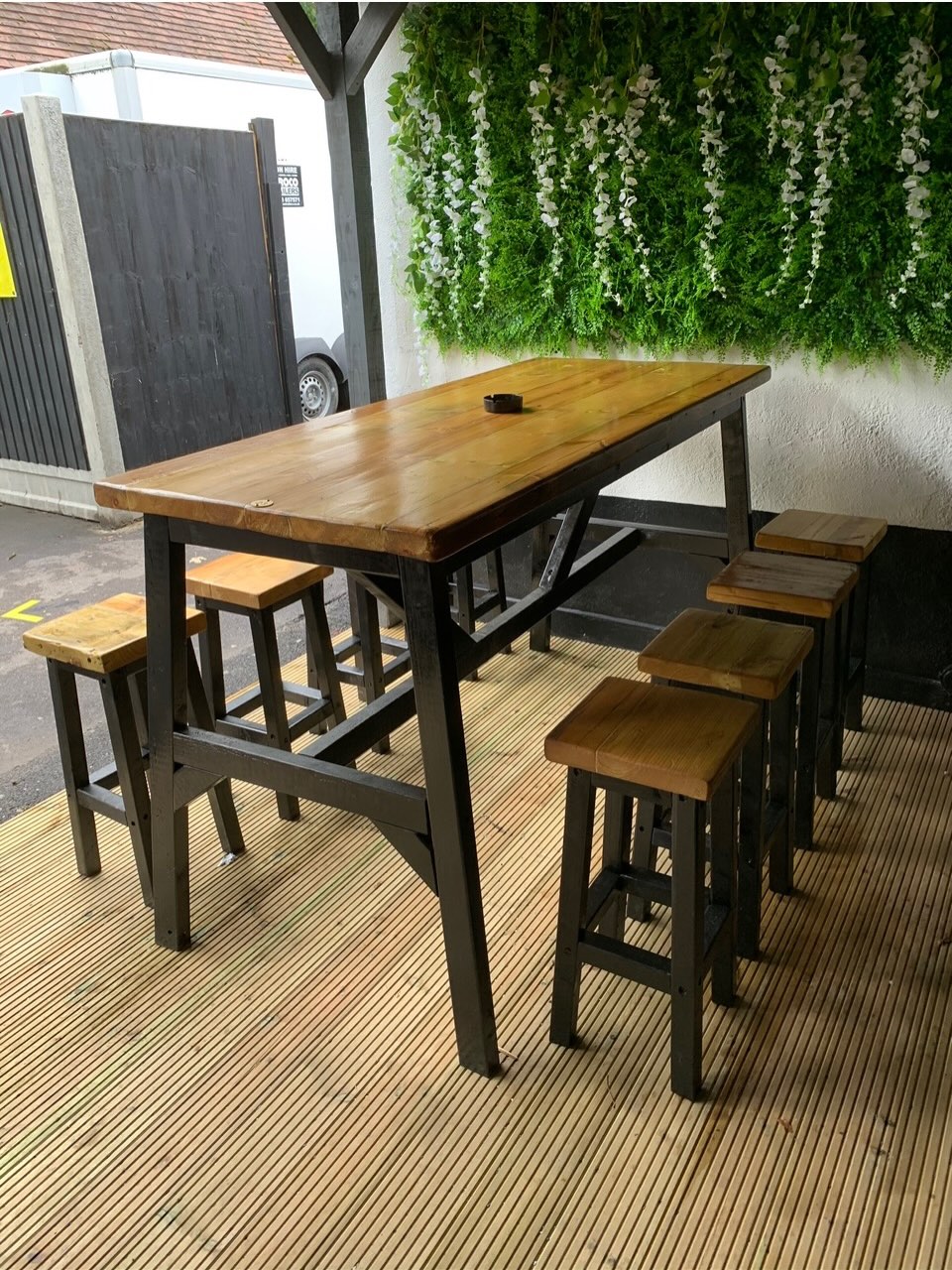 Another one from the archives 🔥
High tables and matching stools built for The Bull Pub, Corringham — designed to handle busy service, full pints, and years of use.
✔ Solid timber tops
✔ Black painted heavy-duty legs
✔ Matching stools
✔ Commercial grade finish for durability
Built tough for hospitality but finished to stand out. The contrast between the warm timber and black frames gives that clean, modern pub look while keeping it classic.
This setup has seen its fair share of cheers 🍻 and still going strong.
If you’re a pub, bar or restaurant looking to upgrade your space, drop me a message.
Be You Bespoke Furniture Ltd
Built for business. Built to last.
#HospitalityFurniture #PubFurniture #BespokeFurniture #CommercialInteriors #SolidWood BarTables MadeInBritain www.beyoubespokefurnitureltd.com