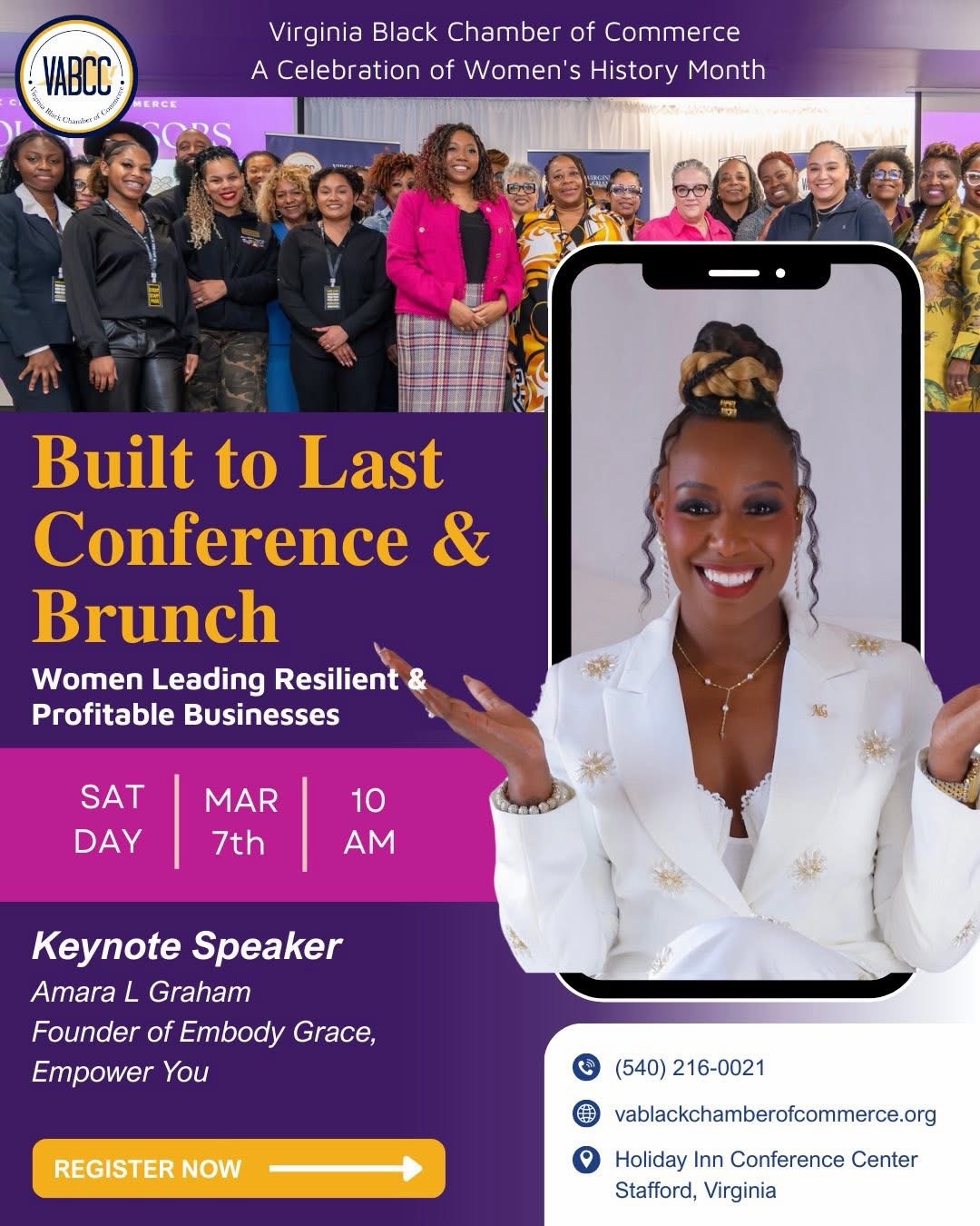 🚨✨ FROM ATTENDEE TO OPENING KEYNOTE… #LookAtGod ✨🚨
Last year I had a seat in the room.
This year, I have the honor of opening it. 👑
I’m beyond excited to serve as the Opening Keynote Speaker for Built To Last: Women Leading Resilient & Profitable Businesses — where I’ll be sharing my message:
“Go Forth, Be Great.” 🚀✨
We’re not just building businesses to impress — we’re building what time cannot erase. Profitable. Purpose-driven. Built to last. 💼📈
If you’re ready to strengthen your foundation, increase revenue, and lead with resilience — this is your moment.
🎟️ Register here:
https://www.eventbrite.com/e/built-to-last-brunch-conference-leading-resilient-profitable-businesses-tickets-1981048524465
📍 Stafford, VA
Drop a 🔥 if I’ll see you there!
#ThankfullThursday #BuiltToLast #GoForthBeGreat #WomenLeading