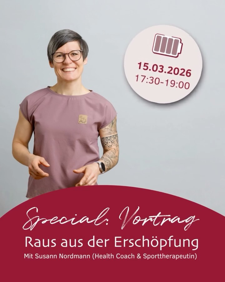 ✨ Immer müde, obwohl du „alles richtig machst“? ✨
🤯Ständig erschöpft, antriebslos oder innerlich leer – und trotzdem funktionierst du weiter?
Das liegt nicht an fehlender Disziplin. Dein Körper sendet Signale, die oft überhört werden.
👉In diesem Vortrag „Raus aus der Erschöpfung“ erfährst du,
🌿 wie du versteckte Energieräuber erkennst,
🌿 warum „mehr durchziehen“ dich nicht weiterbringt,
🌿 wie du deinen Körper ganzheitlich wieder in Balance führst
🌿 und welche ersten Schritte dich raus aus der Erschöpfung begleiten können.
🗓 15.03.2016
⏰ 17:30 – 19:00 Uhr
📍 Yogaraum Ravensburg
👩⚕️ mit Susann Nordmann (Health Coach & Sporttherapeutin)
💶 Kosten: 12 €
👉 Was raubt dir im Alltag am meisten Energie – und was gibt dir wirklich Kraft? Schreib’s uns in die Kommentare. 💬
#achtsamkeit #erschöpfung #stressreduktion #selbstfürsorge #yogaraumravensburg #mentalhealth #nervensystem #balancefinden #erschöpfung #gesundheit #workshop #achtsamleben #burnoutprävention #mehrenergie #holistichealth #yogaraum_ravensburg #achtsamkeit #metime #balanceimalltag
