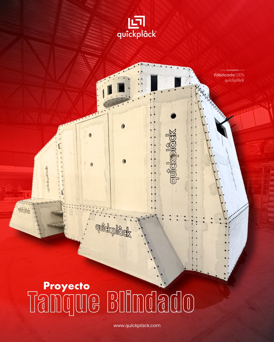 Hace un tiempo no habríamos imaginado los retos que estaban por venir... ¡y este es uno de los más épicos! 🎬✨
Estamos muy orgullosos de anunciar nuestra entrada en el mundo cinematográfico. Hemos fabricado este tanque blindado para el rodaje de una película de la que, de momento, no podemos revelar el nombre... ¡pero seréis los primeros en saberlo! 🤫
Esto demuestra que el sistema constructivo quîckplâck es tan flexible que se adapta a cualquier desafío, por imposible que parezca. 🏗️💪
¿Qué os parece el resultado? ¿Alguien se atreve a adivinar de qué película se trata? 👇 Os leemos en los comentarios.
¿Listo para empezar? Contáctanos:
📲 +34 606 85 20 13
📲 +34 619 19 93 99
🌐 Más información en: www.quickplack.com
___________________________
A while ago, we couldn’t have imagined the challenges that were yet to come... and this is definitely one of the most epic ones! 🎬✨
We are incredibly proud to announce our debut in the film industry. We have manufactured this armored tank for a movie production—we can’t reveal the title just yet... but you’ll be the first to know! 🤫
This goes to show that the Quickplack construction system is so flexible that it can adapt to any challenge, no matter how impossible it may seem. 🏗️💪
What do you think of the result? Anyone want to take a guess at which movie it is? 👇 Let us know in the comments!
__________________________
Il y a quelque temps, nous n'aurions jamais imaginé les défis qui nous attendaient... et celui-ci est sans doute l'un des plus épiques ! 🎬✨
Nous sommes très fiers d'annoncer notre entrée dans le monde du cinéma. Nous avons fabriqué ce char blindé pour le tournage d'un film dont nous ne pouvons pas encore révéler le nom... mais vous serez les premiers informés ! 🤫
Cela prouve que le système de construction Quickplack est d'une telle flexibilité qu'il s'adapte à tous les défis, aussi impossibles qu'ils puissent paraître. 🏗️💪
Que pensez-vous du résultat ? Quelqu'un ose deviner de quel film il s'agit ? 👇 On vous lit dans les commentaires !
#quickplack #tanqueblindado #modulosprefabricados #