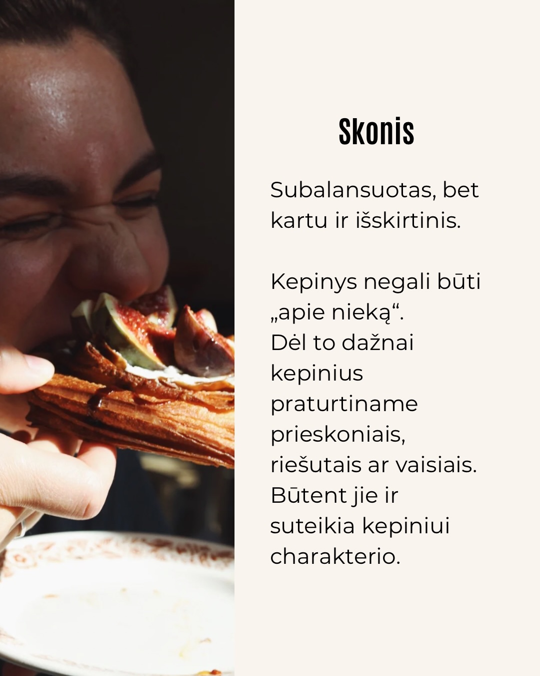 Kepyklos lygis mums nėra komplimentas.
Tai kartelė, kurią patys sau keliame kiekvieną dieną.
Standartai, pagal kuriuos kepiniai patenka į Pranciškaus malūno ir @bundu.bakery vitrinas – per bandymus, ragavimus ir nuoseklų tobulinimą. Kepėjų klube receptai praeina tą pačią patikrinimo, ragavimo procedūrą ir ne kartą.
Nes skirtumas tarp „gavosi“ ir „pavyko“ yra ne sėkmė.
Tai supratimas.