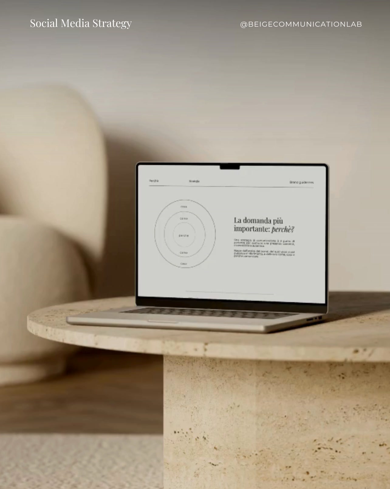 Gio-Mouvemotions è uno studio Pilates svizzero per cui abbiamo progettato una strategia social costruita su misura, partendo dalle esigenze reali del brand.
Dalla definizione di valori, posizionamento e tono di voce, fino alla progettazione dei contenuti e della struttura del feed: ogni scelta è stata pensata per dare direzione alla comunicazione e trasformarla in uno strumento di crescita.
Per noi la strategia è la parte più delicata del lavoro: quella che permette a ogni contenuto di avere coerenza.
In Beige progettiamo brand, web design e campagne su misura, con la cura di un’agenzia boutique ☕️ Se sei pronto a fare il salto di qualità, contattaci tramite il link in bio!
______
#beigecommunicationlab #communicationdesign