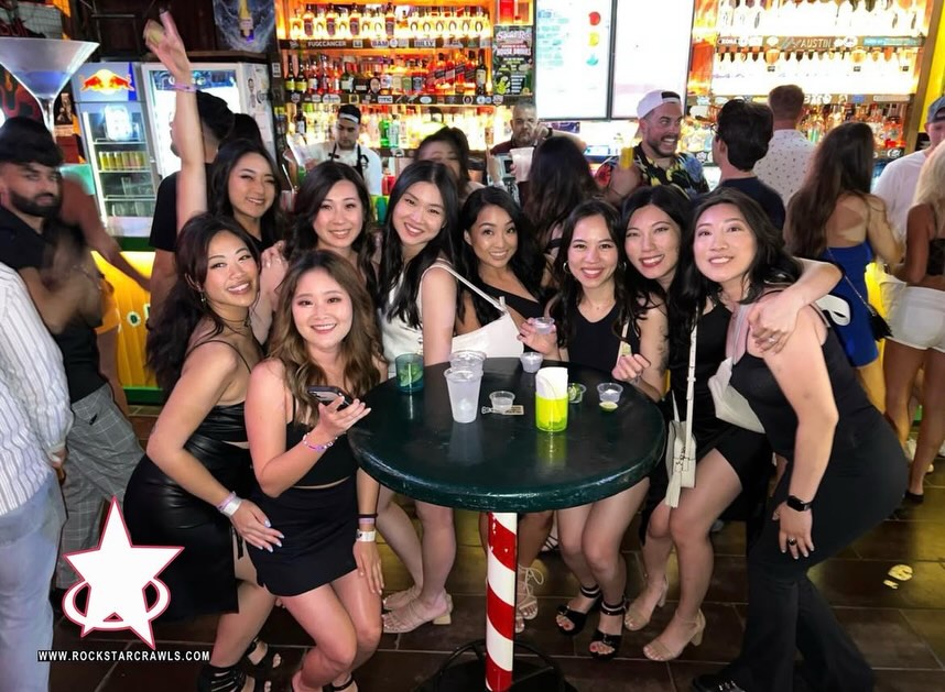 🌴💃 Girls’ night out in Cabo San Lucas — dressed up, drinks flowing, and taking over the night one club at a time. ✨🍹 #CaboNights #GirlsTrip #PartyInParadise
