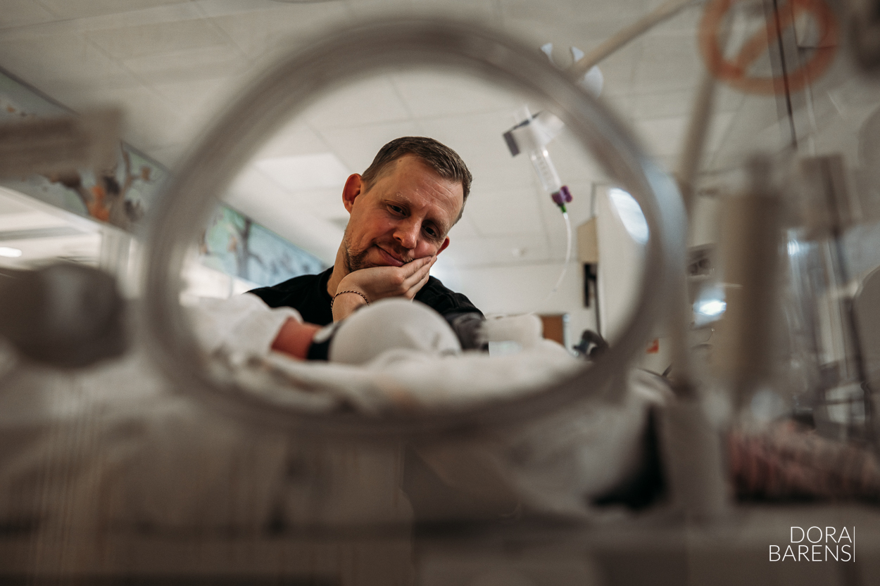 Birth rarely goes exactly as planned.
After documenting this very quick birth, mom had to go to the OR and baby was taken to the NICU. While mom couldn’t be there, I was. Holding on to those first moments for her, the ones she would have missed completely. That's birth photography.