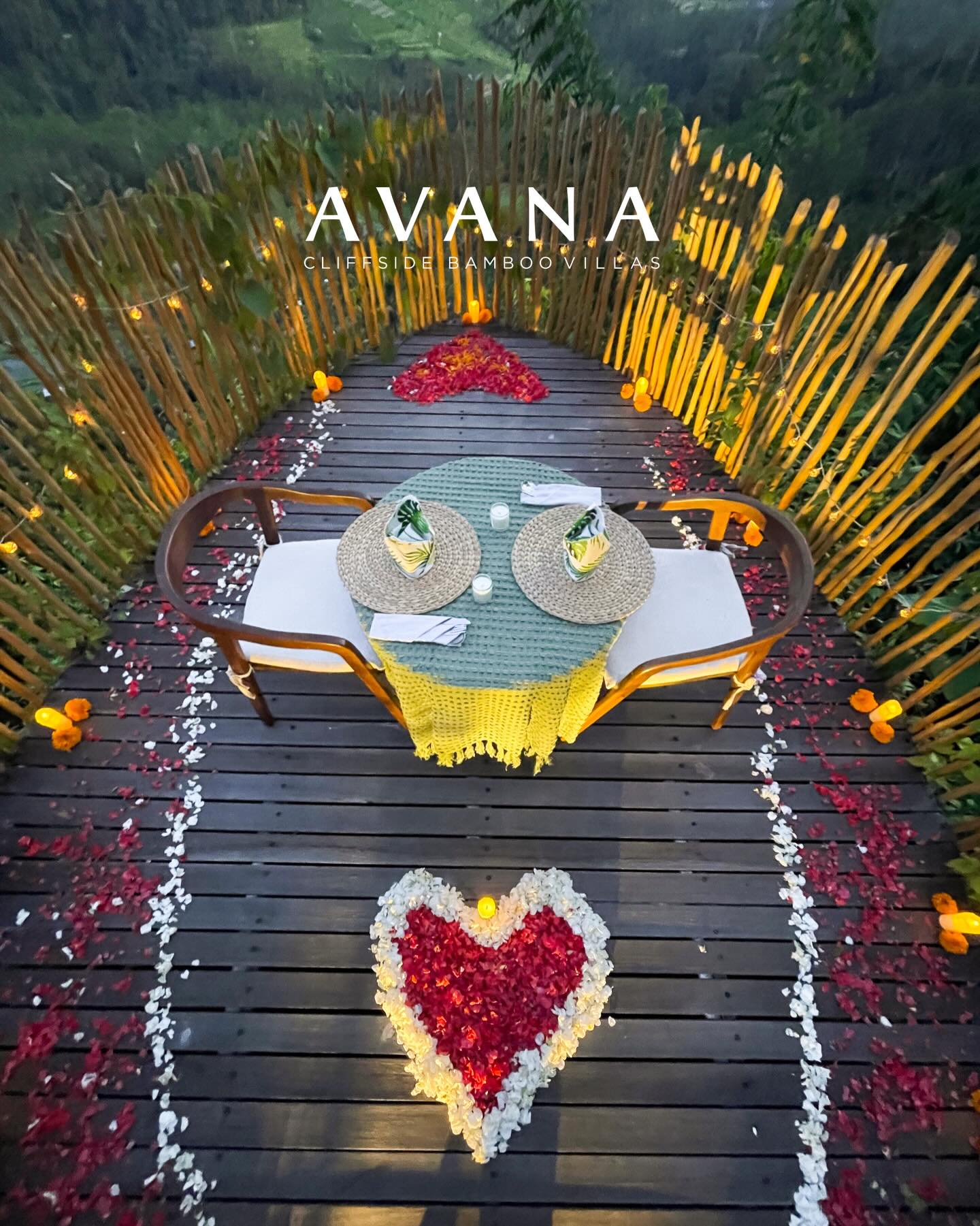 This is the ultimate dream date setup. ❤️✨
The Avana Romantic Package transforms your evening into an unforgettable private dining experience under the stars.
Ready to plan your romantic moment?