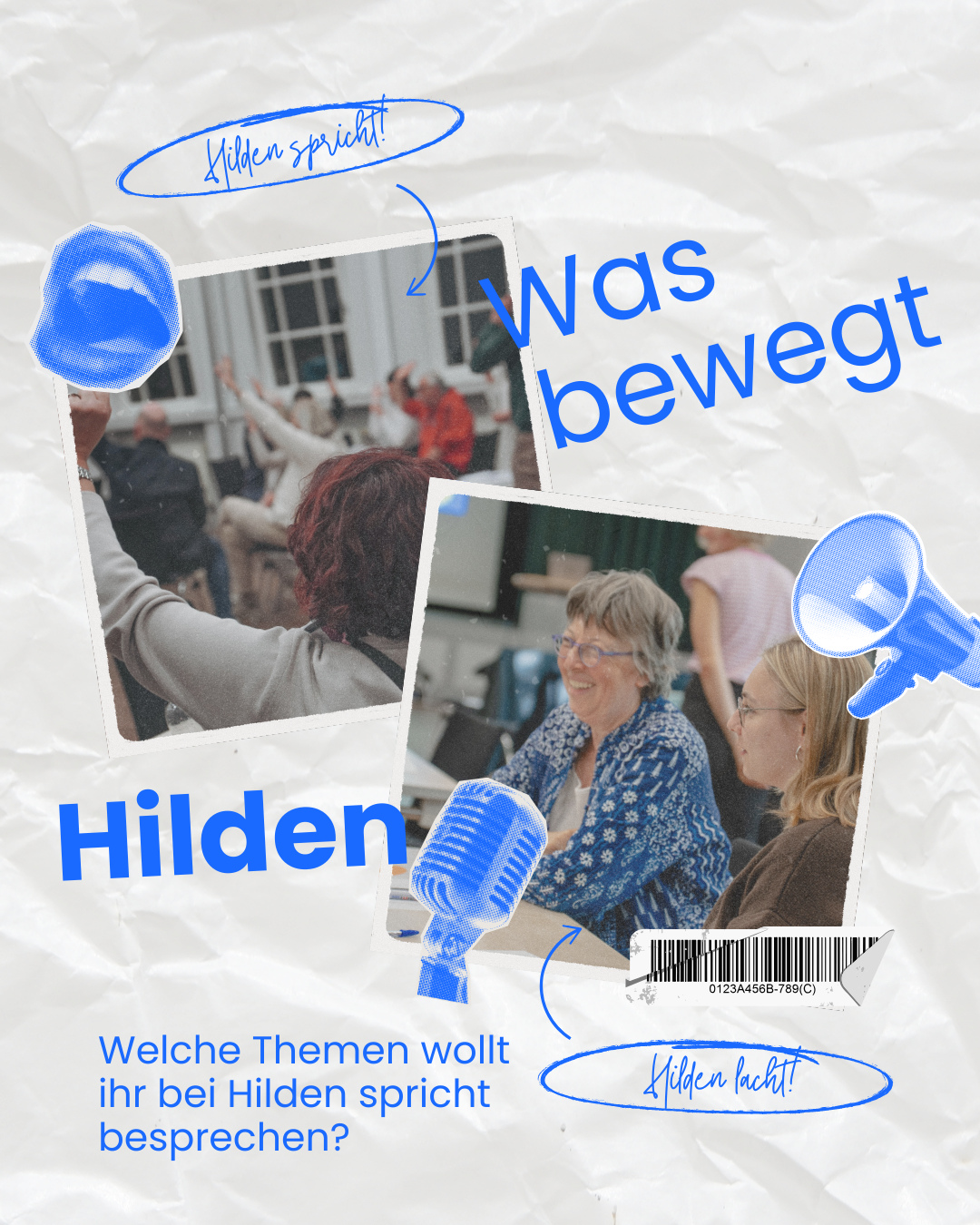 Hilden spricht gibt dir eine Bühne, um deine Meinung zu teilen und Hilden gemeinsam weiterzuentwickeln. Wir hatten schon Abende zu KI und Demokratie.
Welche Themen wünscht ihr euch als Nächstes und worüber würdet ihr euch gerne bei einer Veranstaltung austauschen?
Schreibt’s in die Kommentare.
#Hilden #hildenspricht