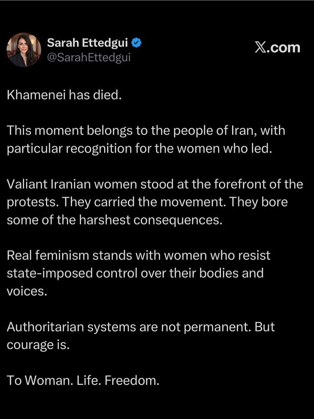 Grateful for courageous and powerful voices from within Iran and among the diaspora illuminating the complexities and nuances of this moment—the fears and elation, grief and hope, pain and love—woven into centuries of history. There is an invitation to hold “boths” or “ands” and resist simplifications and soundbites.
Amplifying just a few of the myriad voices here.
🥀🌹
#FREEIRAN
#womanlifefreedom