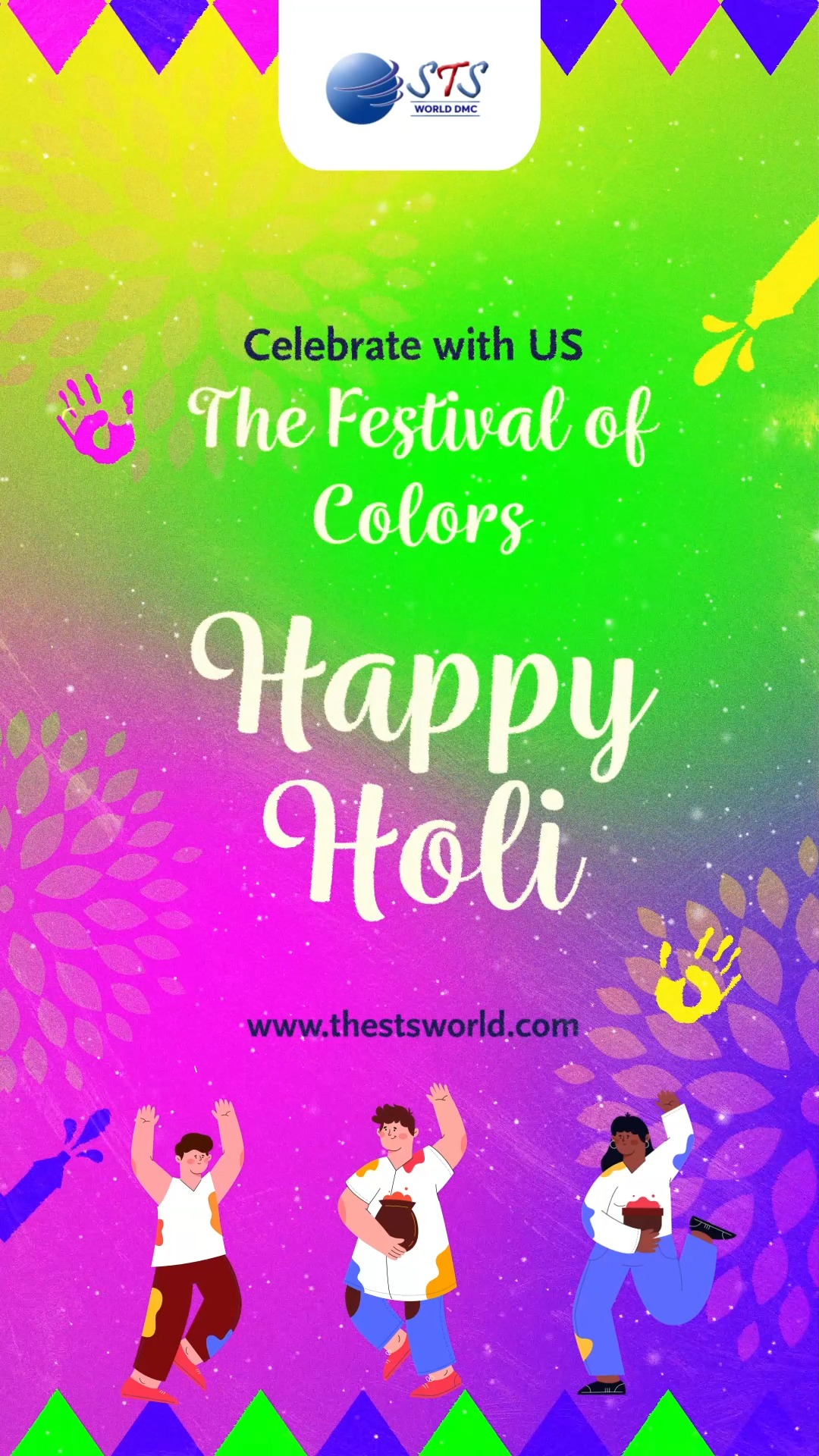 Celebrate Holi with colors that travel with you! 🌈✈️
With STS World DMC, expect smooth planning, trusted partners, and memorable experiences across destinations. 🧳✨
#HappyHoli #STSWORLDdmc #DestinationManagement #TravelTrade #B2BTravel #HoliVibes #TravelWithUs