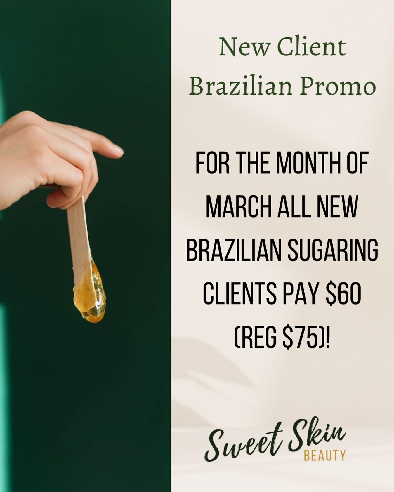 New client brazilian special - $60 (regular $75)
New here? We've got you! 🤍
Whether it's your very first brazilian or you're new to our studio, we'll walk you through the entire process and make sure you feel comfortable, confident and cared for from start to finish. ✨