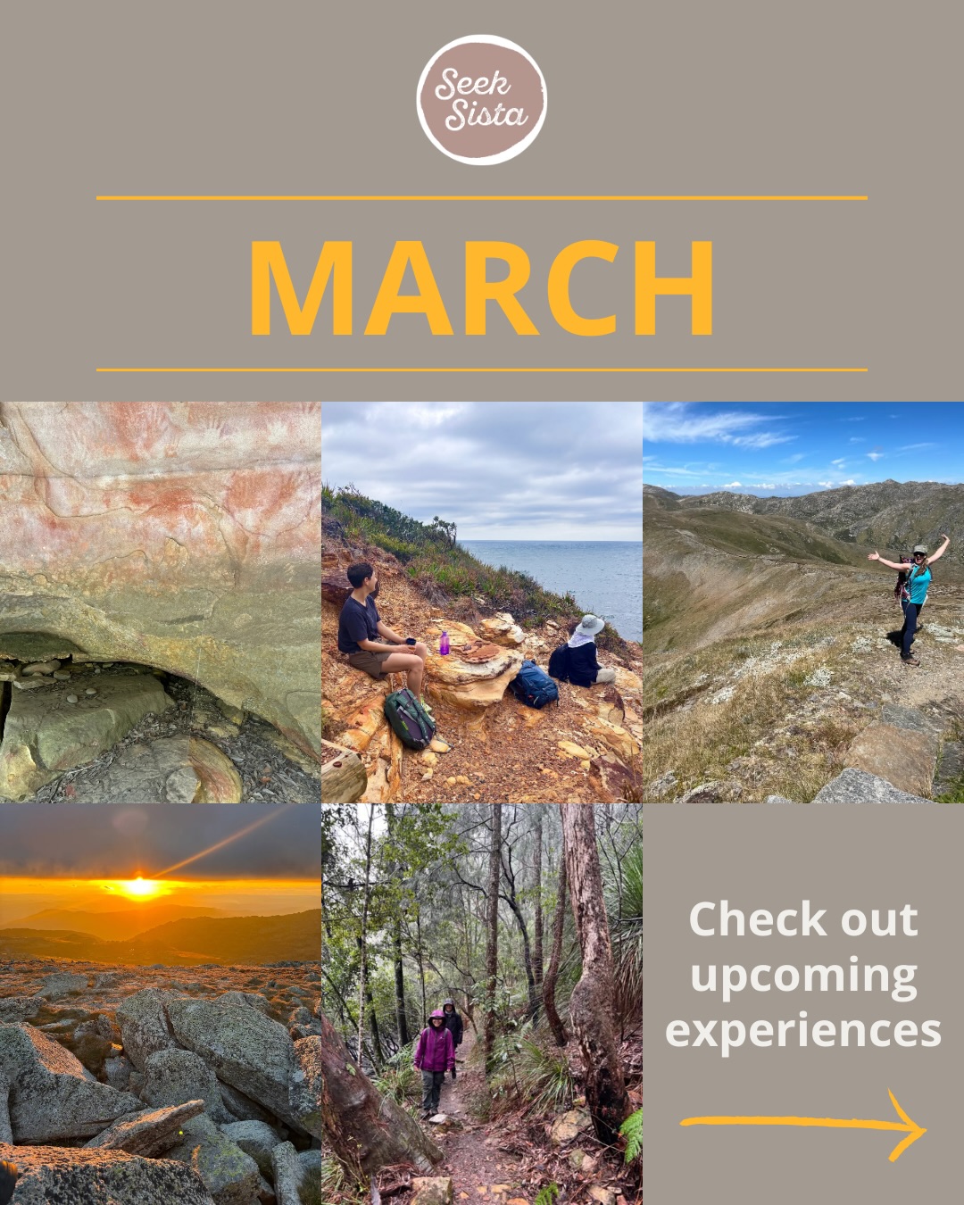 The Seek Sista March line-up is here! Click on the link in bio for more info about each experience. Hope to see you out there with us! 🙌💚