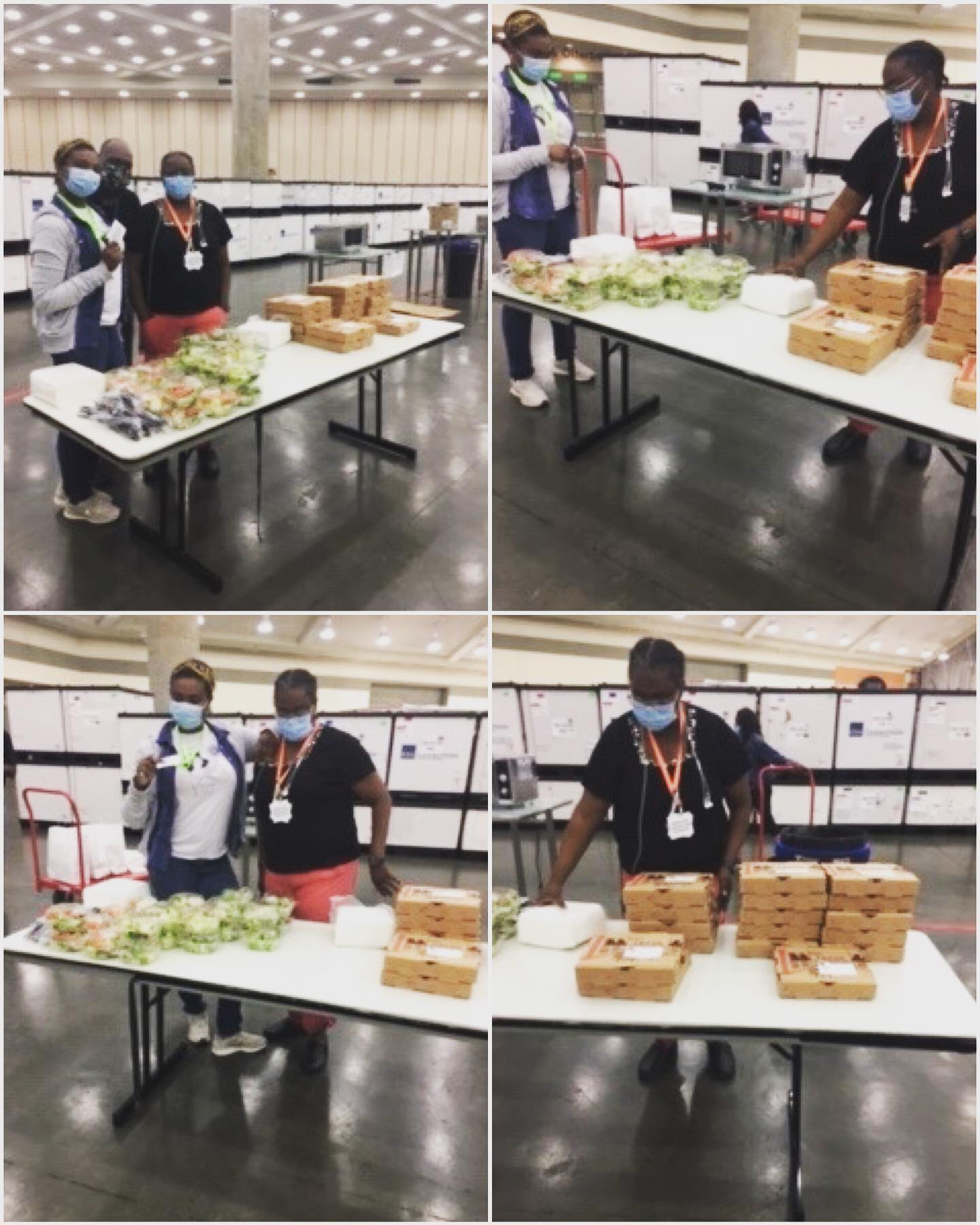 Tuesday’s Donation for the day/evening/night shifts at Baltimore Convention Center Field Hospital @univofmaryland @umms.foundation @hopkinsmedicine! Grateful to these amazing heroes! •
•
Tuesday’s Meal Donation - 60 meals each with pizza and salad from B.O.P. Pizza! •
•
#Coronavirus #COVID19 #ThanksHealthHeroes #HeroesOfCOVID #Baltimore #BaltimoreConventionCenter #BaltimoreConventionCenterFieldHospital #FieldHospital Maryland #Baltimore #UM #UMD #UMMC #UMMS #UniversityOfMaryland #UniversityOfMarylandMedicalSystem #JohnsHopkins #JohnsHopkinsHospital #JohnsHopkinsMedicalCenter #Frontline #Heroes #HealthcareHeroes