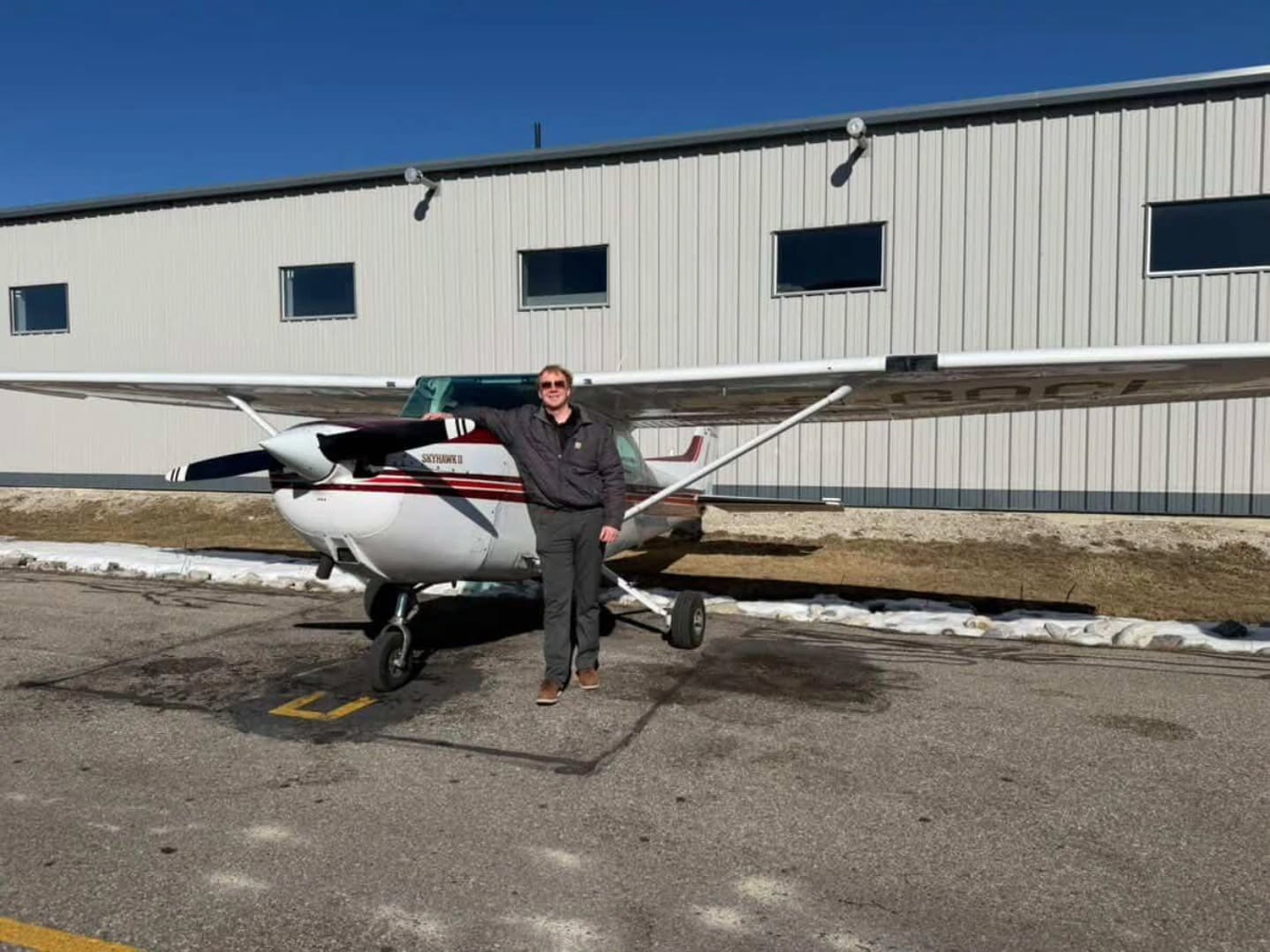 A bit of wind won't stop Remco! He passed his PPL Flight Test today! Congrats Remco!!
.
.
.
#ppl #flighttest #studentpilot #cybw #satc