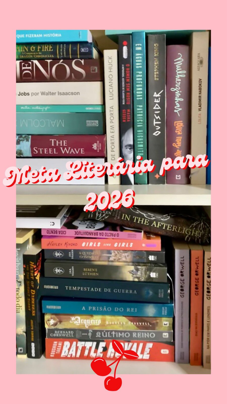 Neste ano de 2026, quero diminuir com os livros que estão criando teias na minha estante de livros não lidos, e para isso, criei a “META DE LER 50% DOS MEUS LIVROS PARA PODER FAZER NOVAS COMPRAS”, isso significa que terei que ler 50% dos livros para poder fazer novas compras, uma meta arriscada, sim, mas, ao mesmo tempo, consciente. Com essa nova meta, pretendo mudar o meu consumismo literário e deixá-lo mais saudável.
E agora me conte: você compra mais livros do que lê? Pretende mudar isso?
#bookstagram #livros #books #consumismo #bienaldolivro